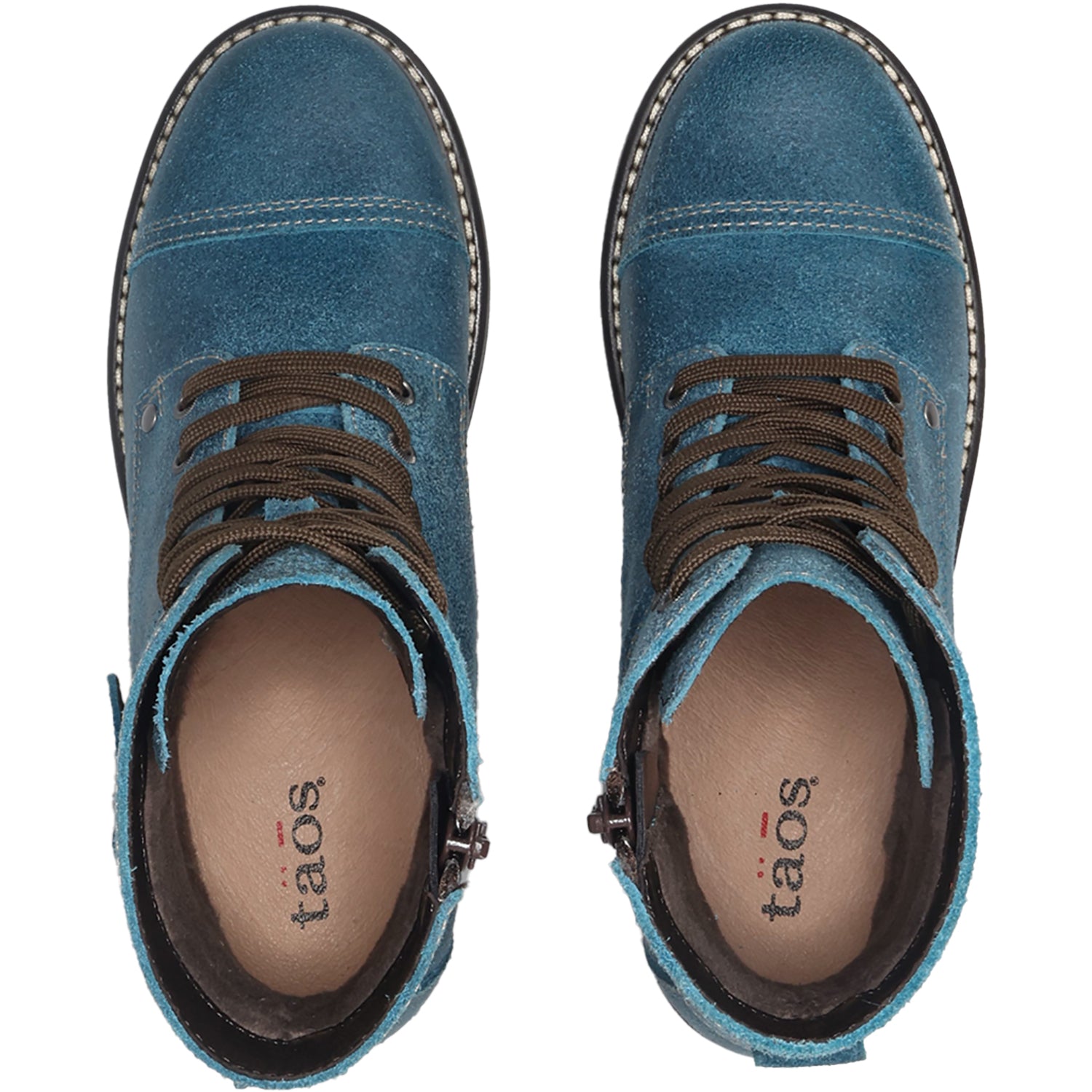 Womens Taos Women's Taos Crave Petrol Blue Ruff Out Petrol Blue Ruff Out