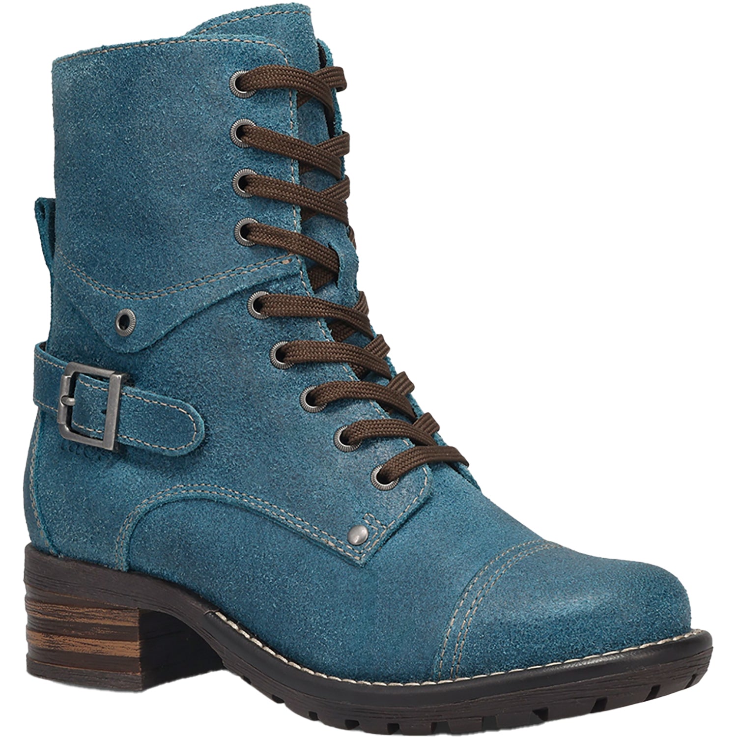 Womens Taos Women's Taos Crave Petrol Blue Ruff Out Petrol Blue Ruff Out