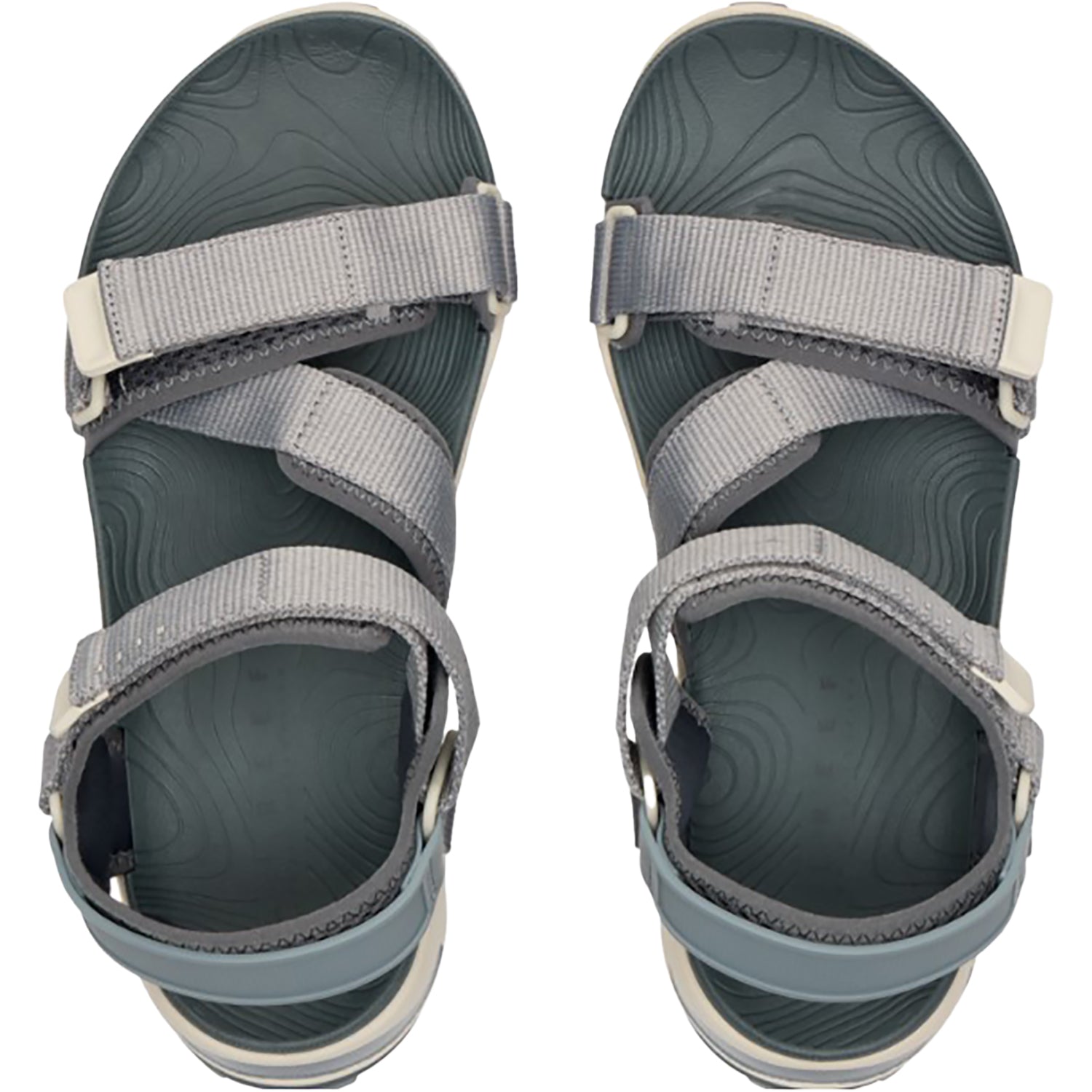 Mens Reef Men's Reef Cross-Shore Grey/Tan Grey/Tan