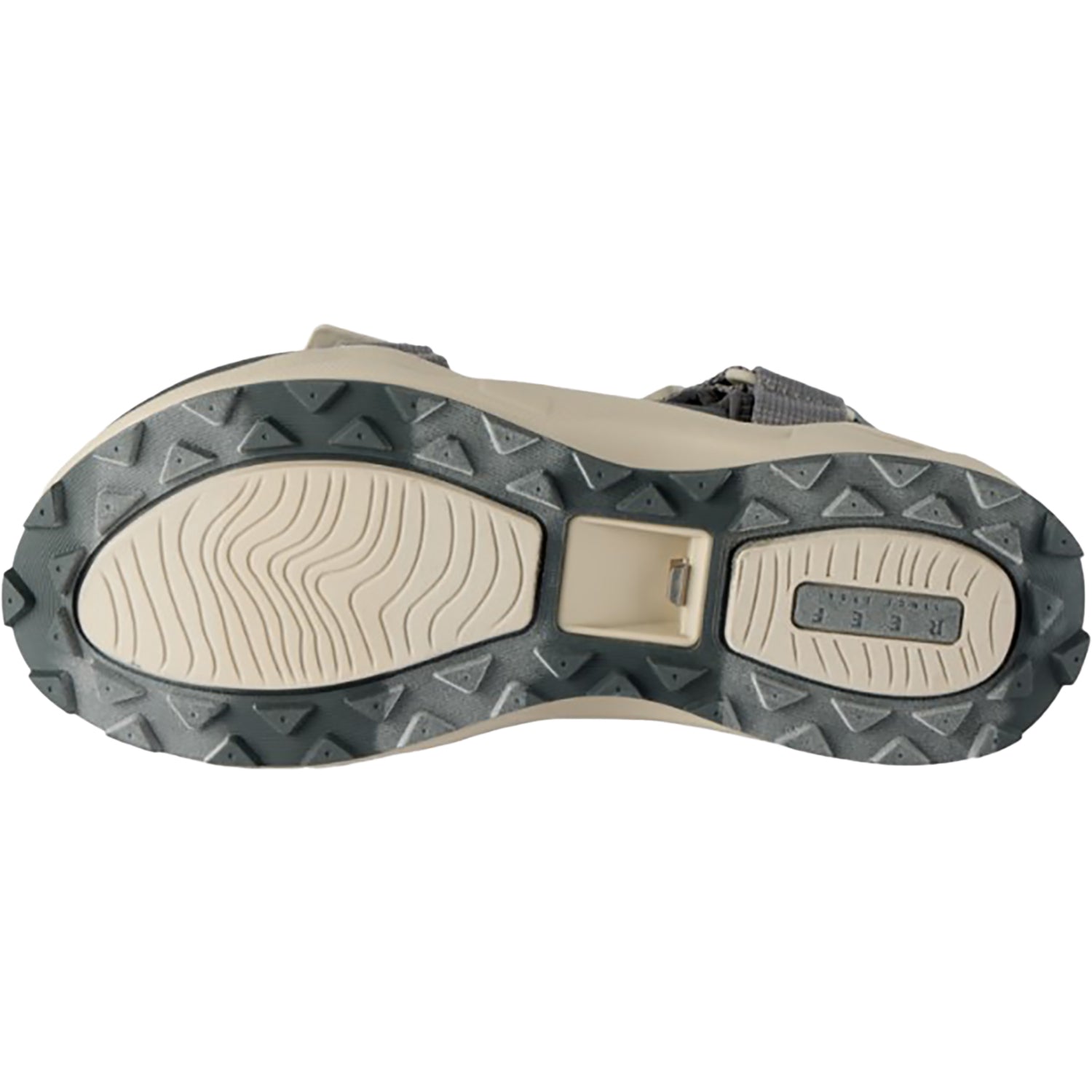 Mens Reef Men's Reef Cross-Shore Grey/Tan Grey/Tan