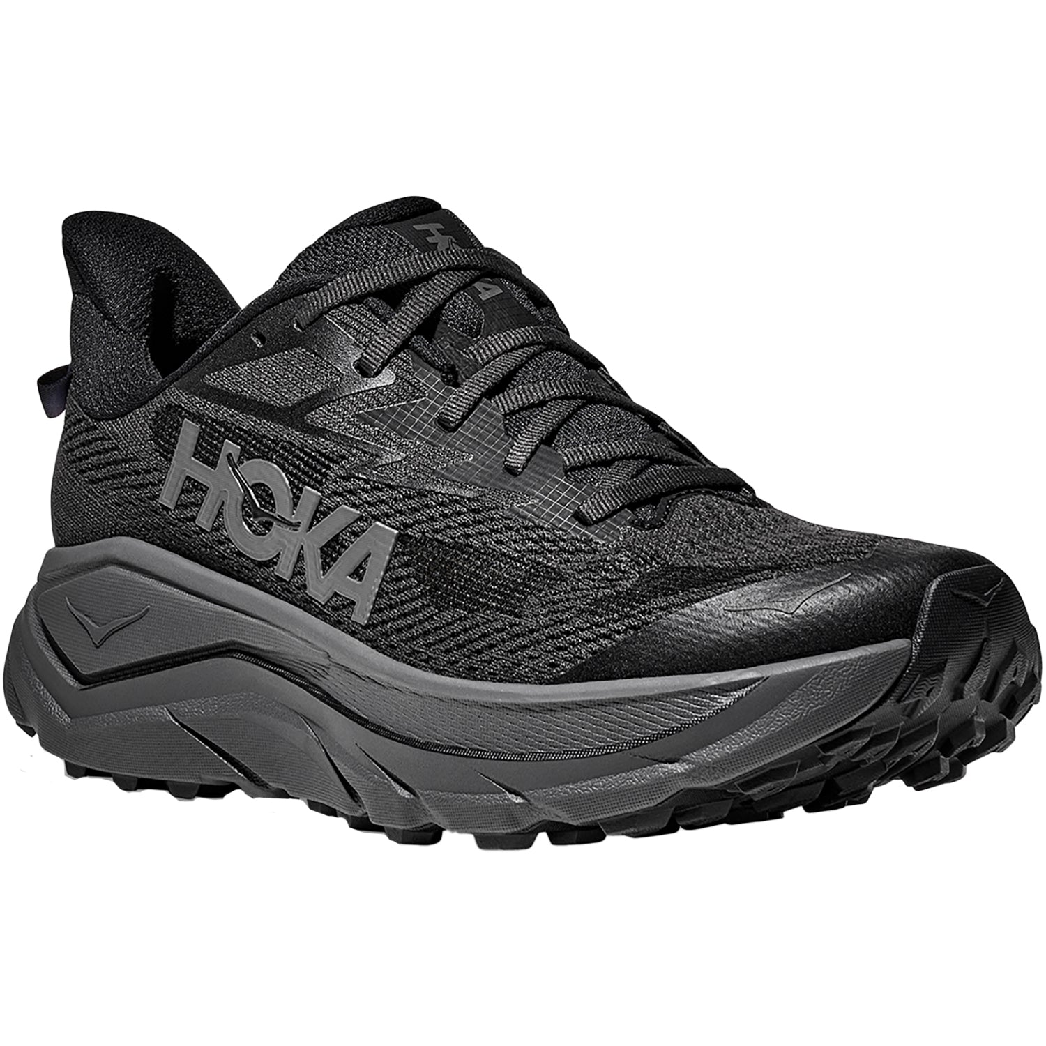 Mens Hoka one one Men's Hoka Challenger 8 Black/Outer Orbit Black/Outer Orbit