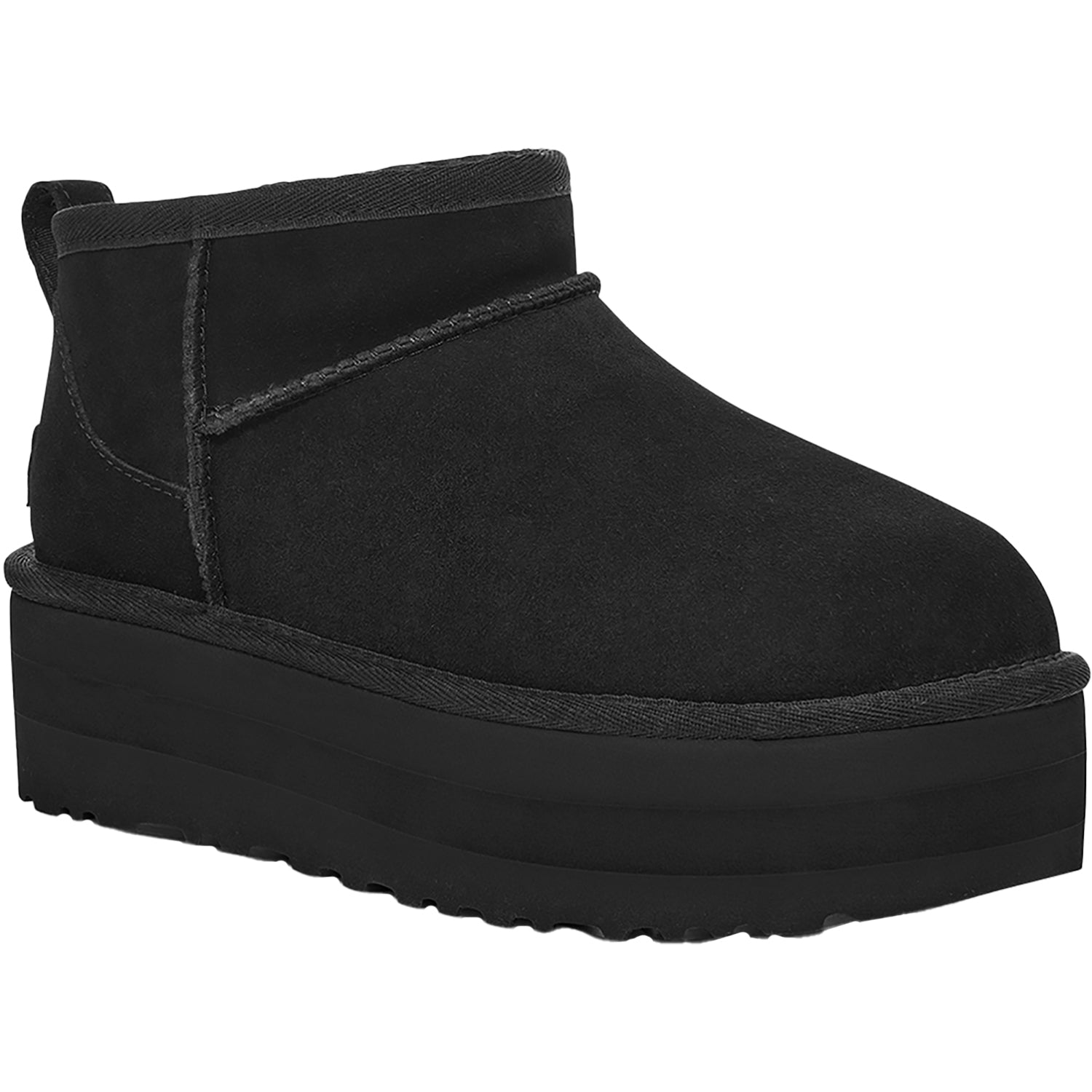 Womens Ugg Women's UGG Classic Ultra Mini Platform Black Black