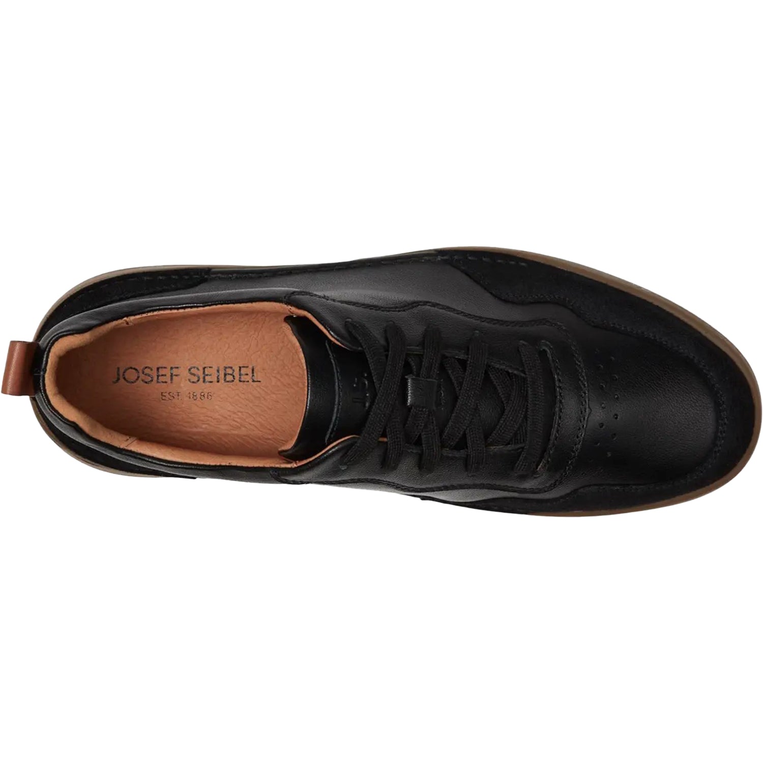 Mens Josef seibel Men's Josef Seibel Cleve 01 Black Leather/Suede Combi Black Leather/Suede Combi