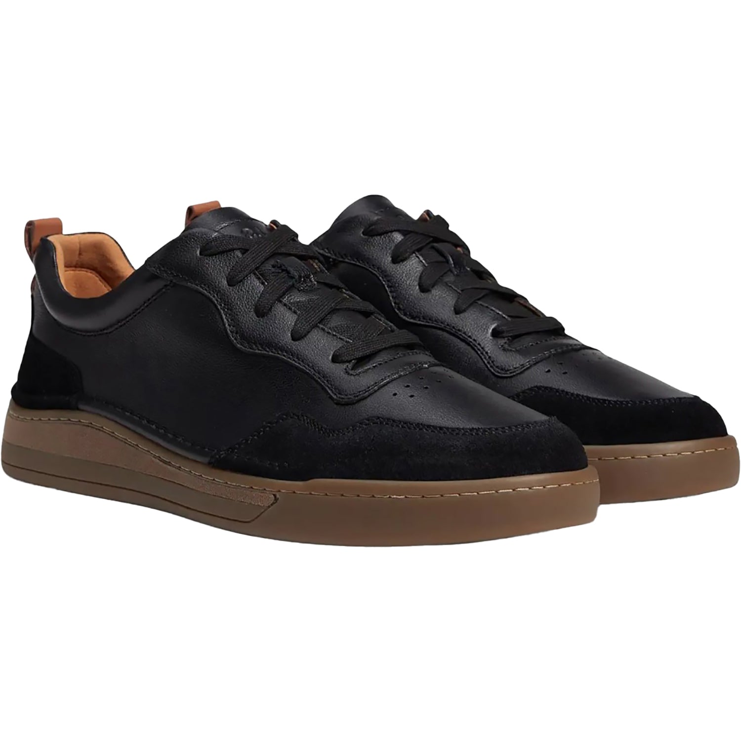 Mens Josef seibel Men's Josef Seibel Cleve 01 Black Leather/Suede Combi Black Leather/Suede Combi
