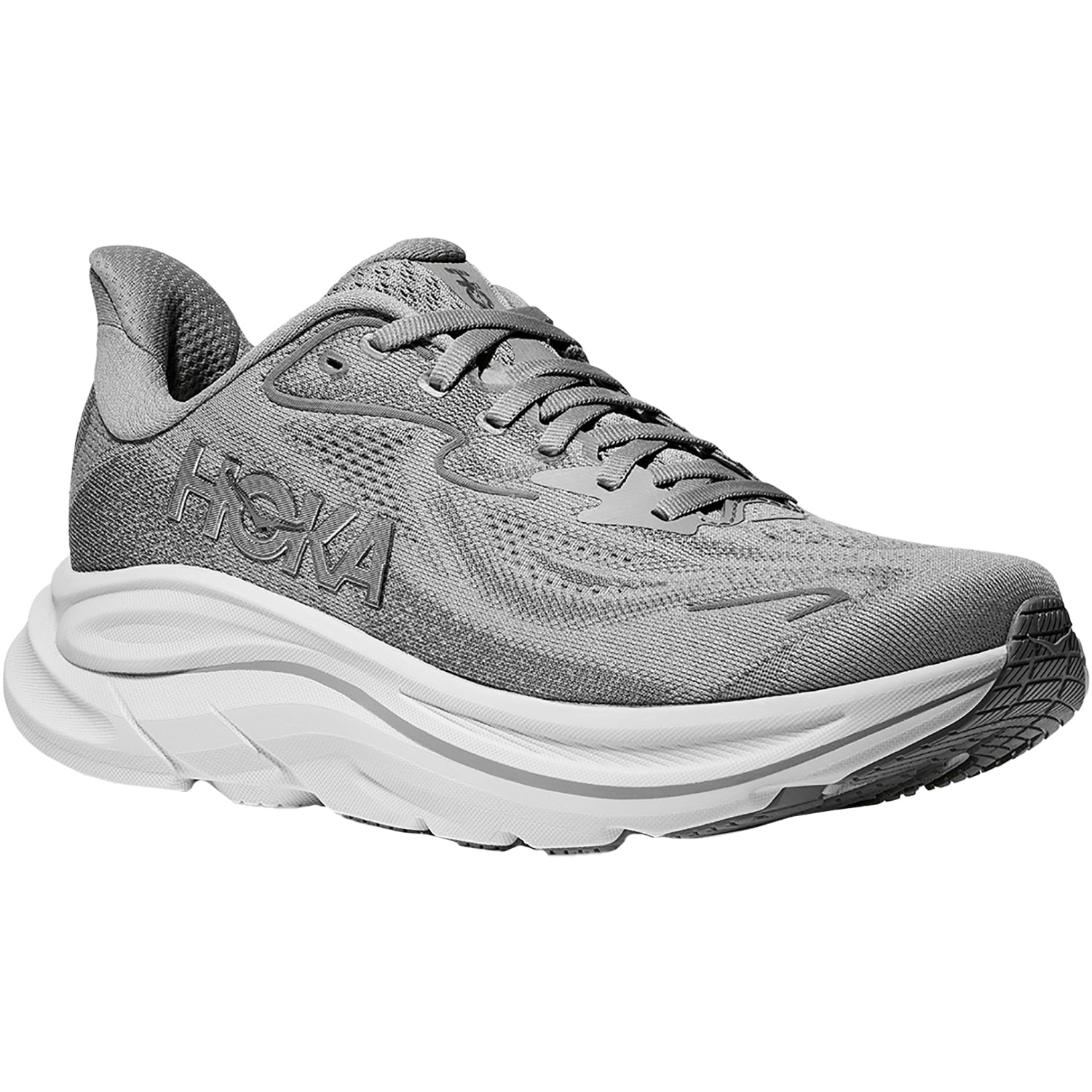 Womens Hoka one one Women's Hoka Clifton 10 Stellar Grey/Galactic Grey Stellar Grey/Galactic Grey
