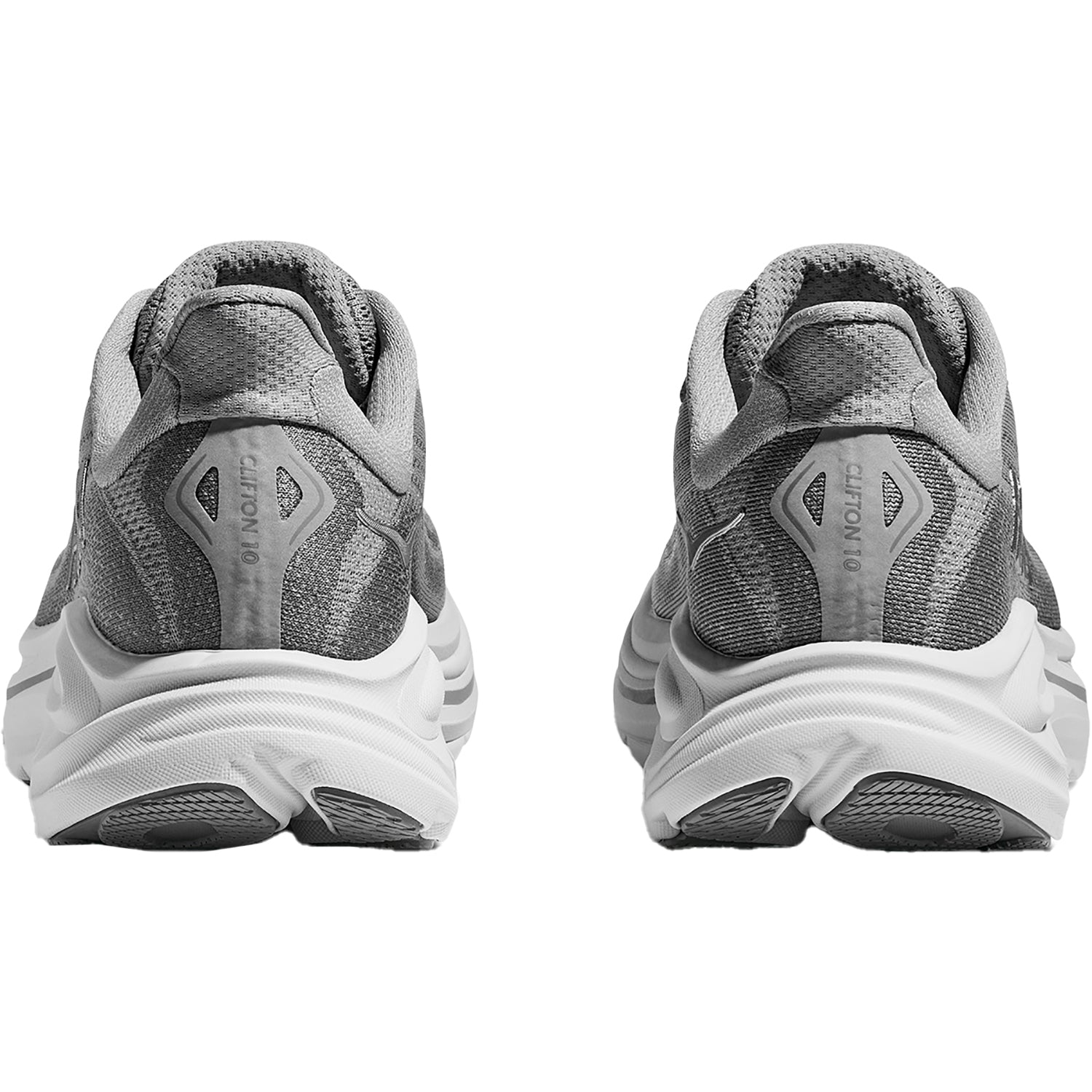 Womens Hoka one one Women's Hoka Clifton 10 Stellar Grey/Galactic Grey Stellar Grey/Galactic Grey