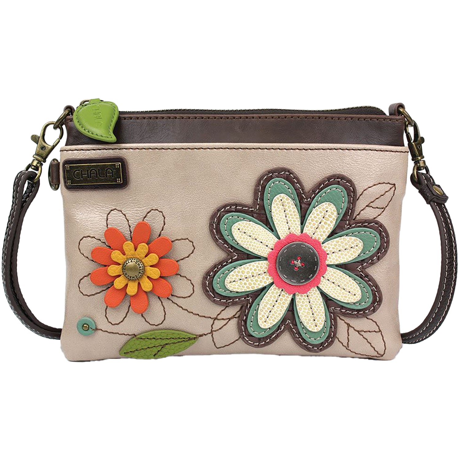 Womens Chala Chala Handbags Daisy Flower Mini Crossbody Ivory Ivory