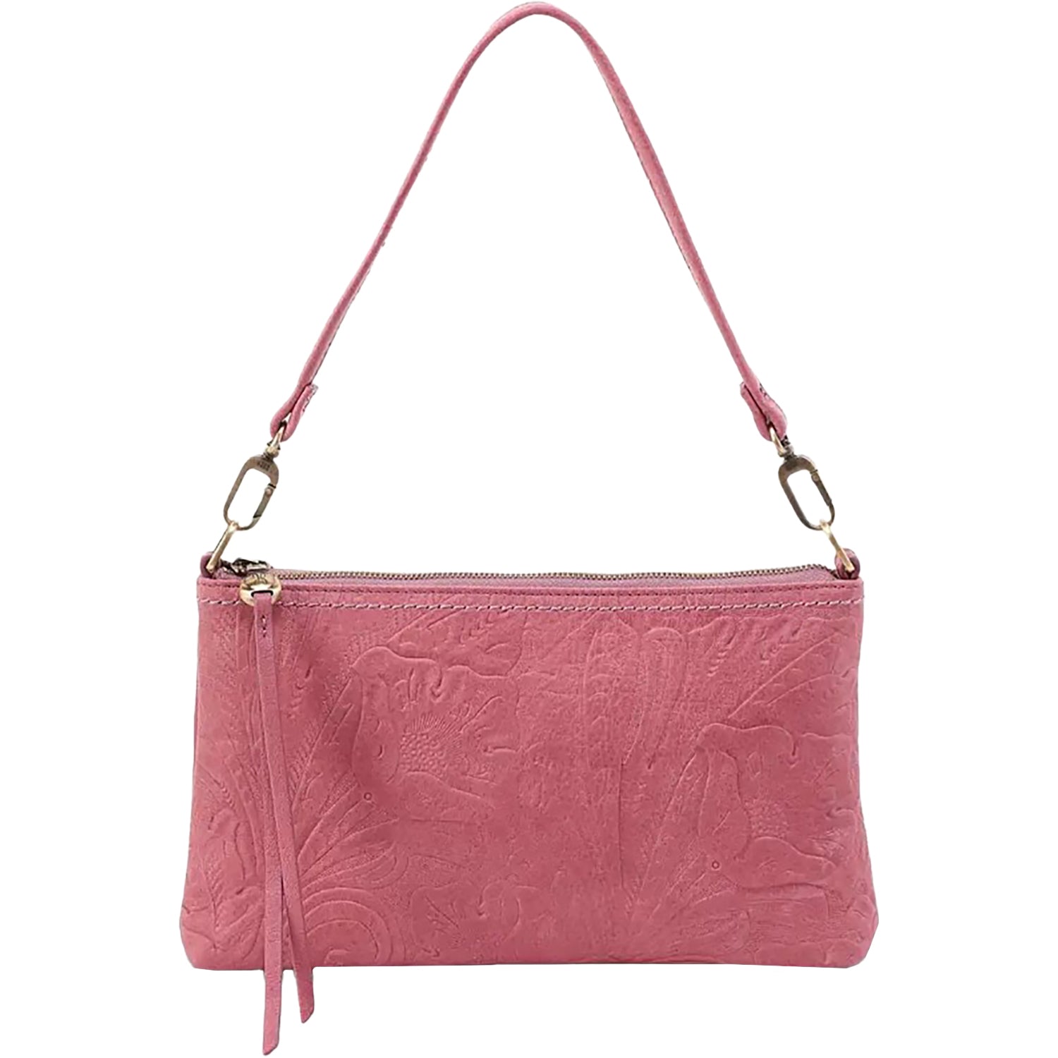 Womens Hobo Hobo International Darcy Crossbody Mauve Embossed Leather Mauve Embossed Leather