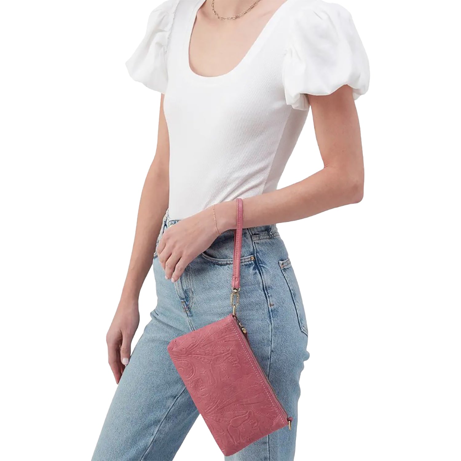 Womens Hobo Hobo International Darcy Crossbody Mauve Embossed Leather Mauve Embossed Leather
