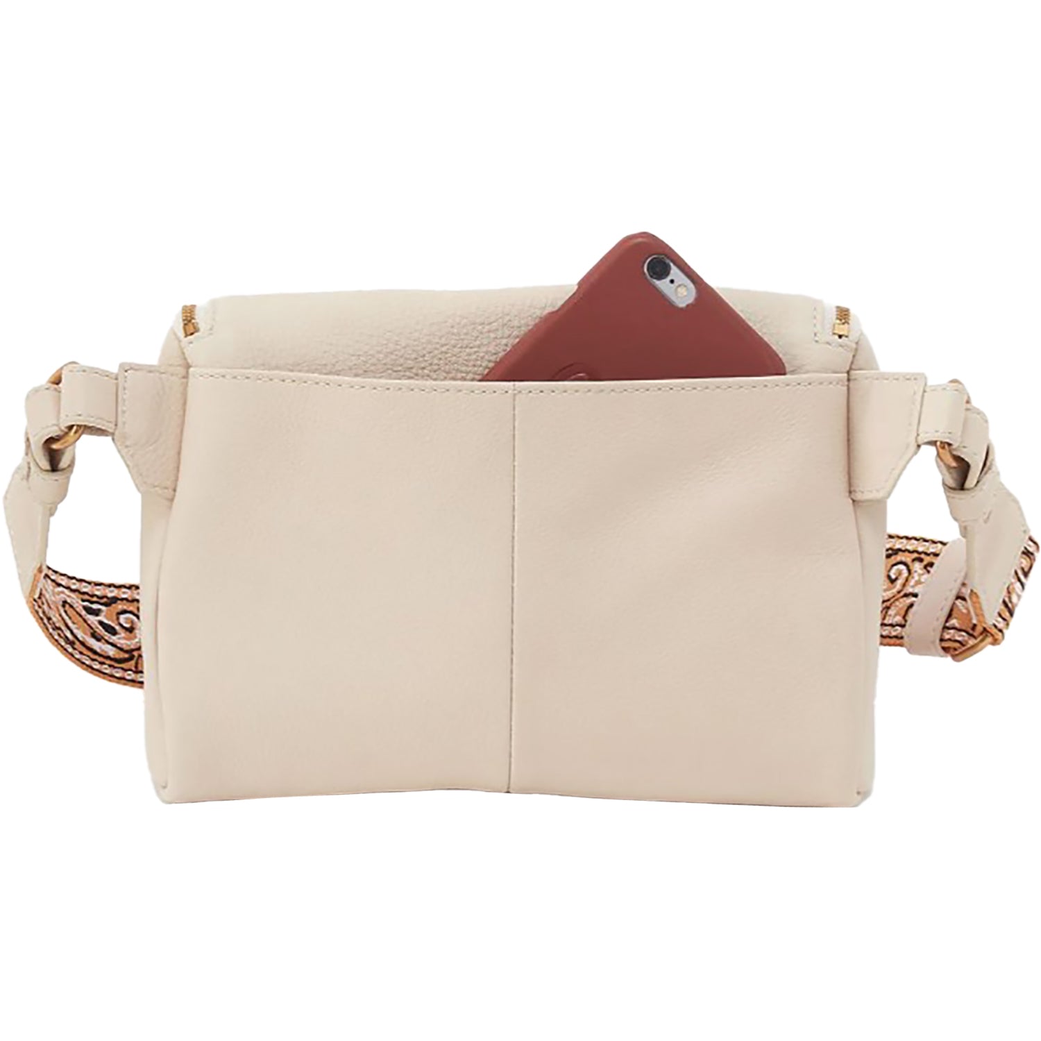 Womens Hobo Hobo International Fern Large Belt Bag Birch with Webbing Strap Birch with Webbing Strap