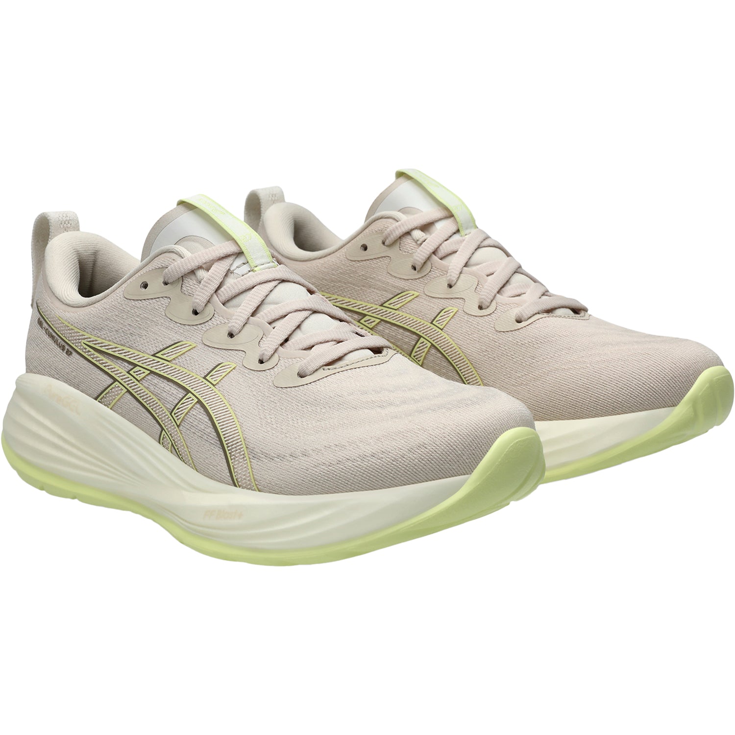 Womens Asics Women’s ASICS Gel-Cumulus 27 Mineral Beige/Huddle Yellow Mineral Beige/Huddle Yellow