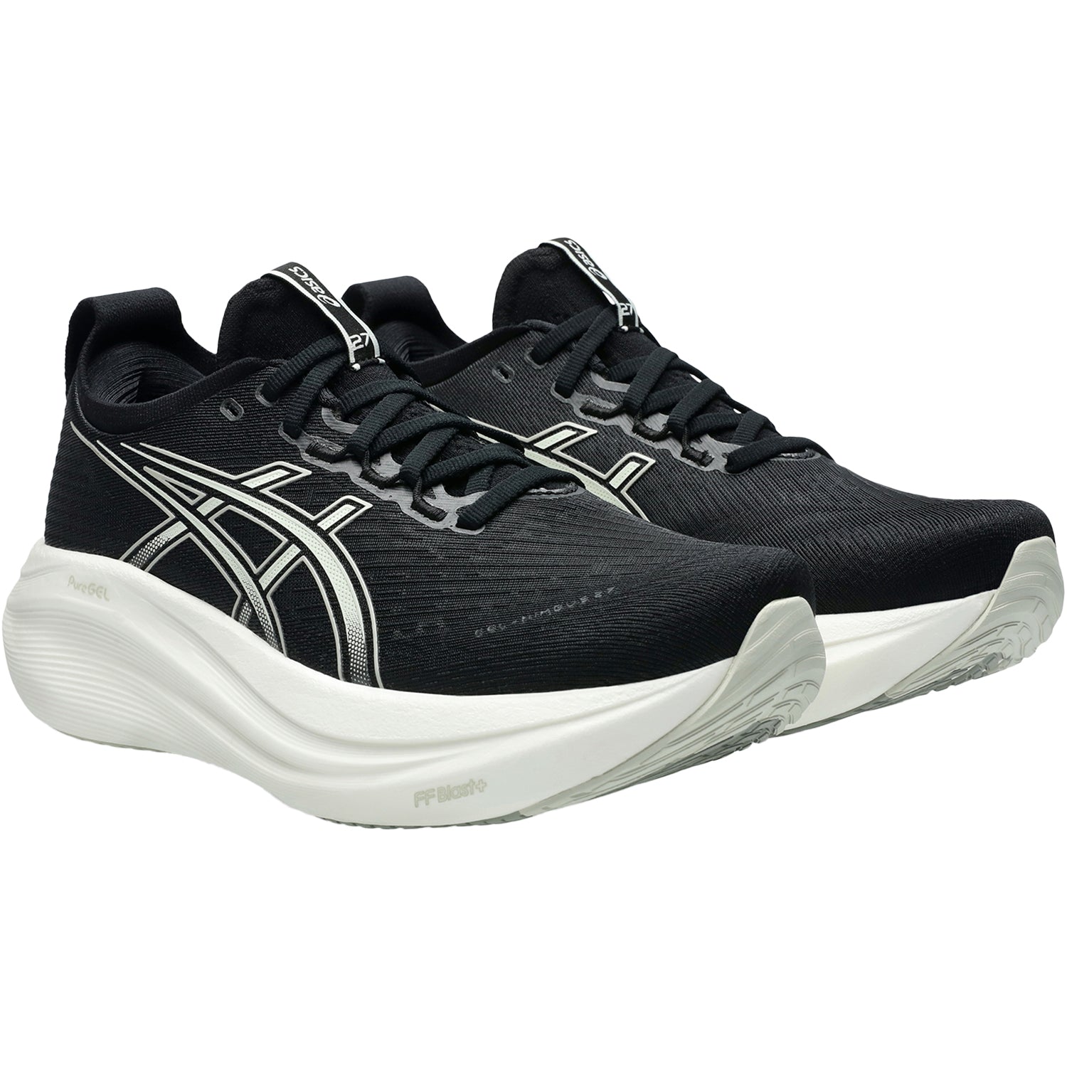 Womens Asics Women’s ASICS Gel Nimbus 27 Black/Lake Grey Black/Lake Grey