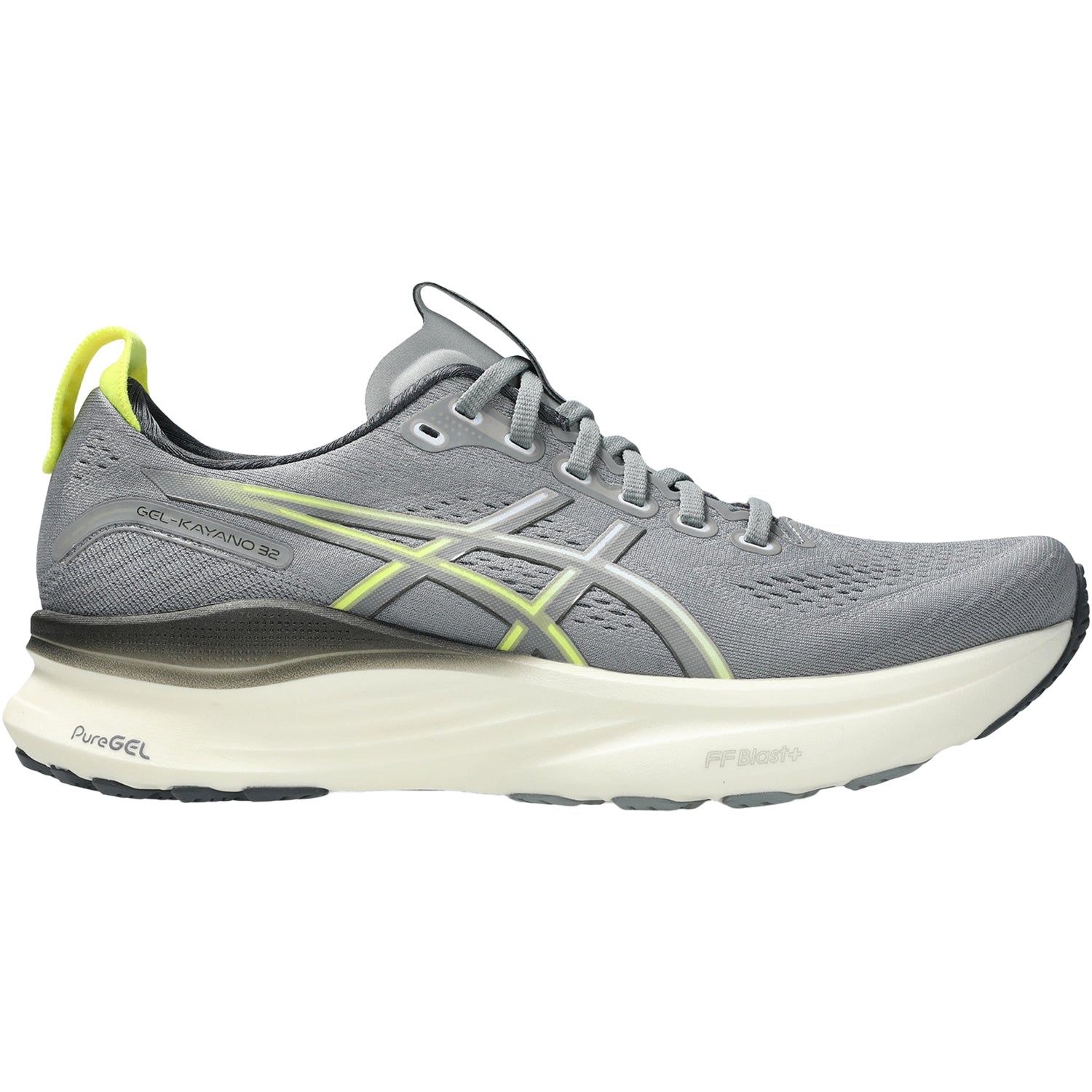 Mens Asics Men's ASICS Gel-Kayano 32 Gravel/Citron Gravel/Citron