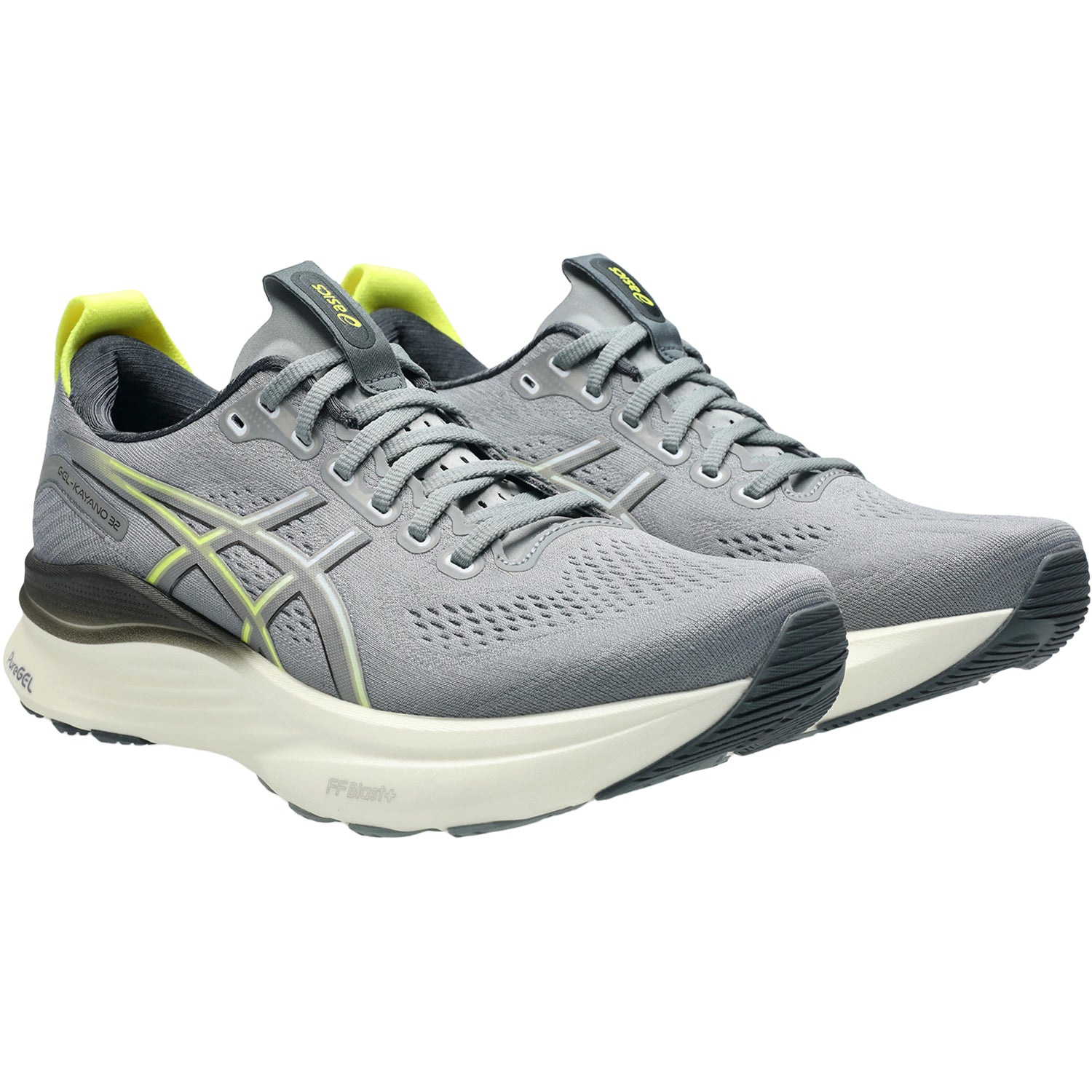Mens Asics Men's ASICS Gel-Kayano 32 Gravel/Citron Gravel/Citron