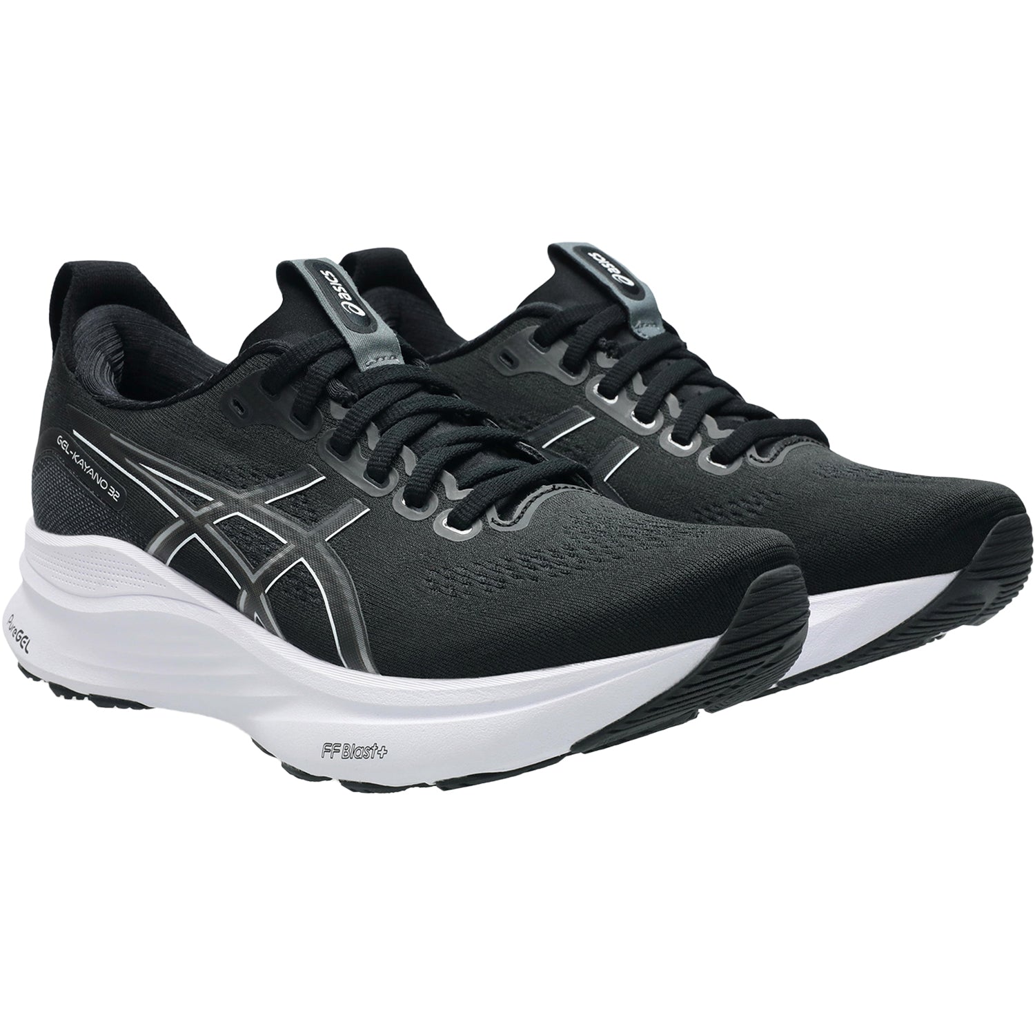 Womens Asics Women's ASICS Gel-Kayano 32 Black/White Black/White