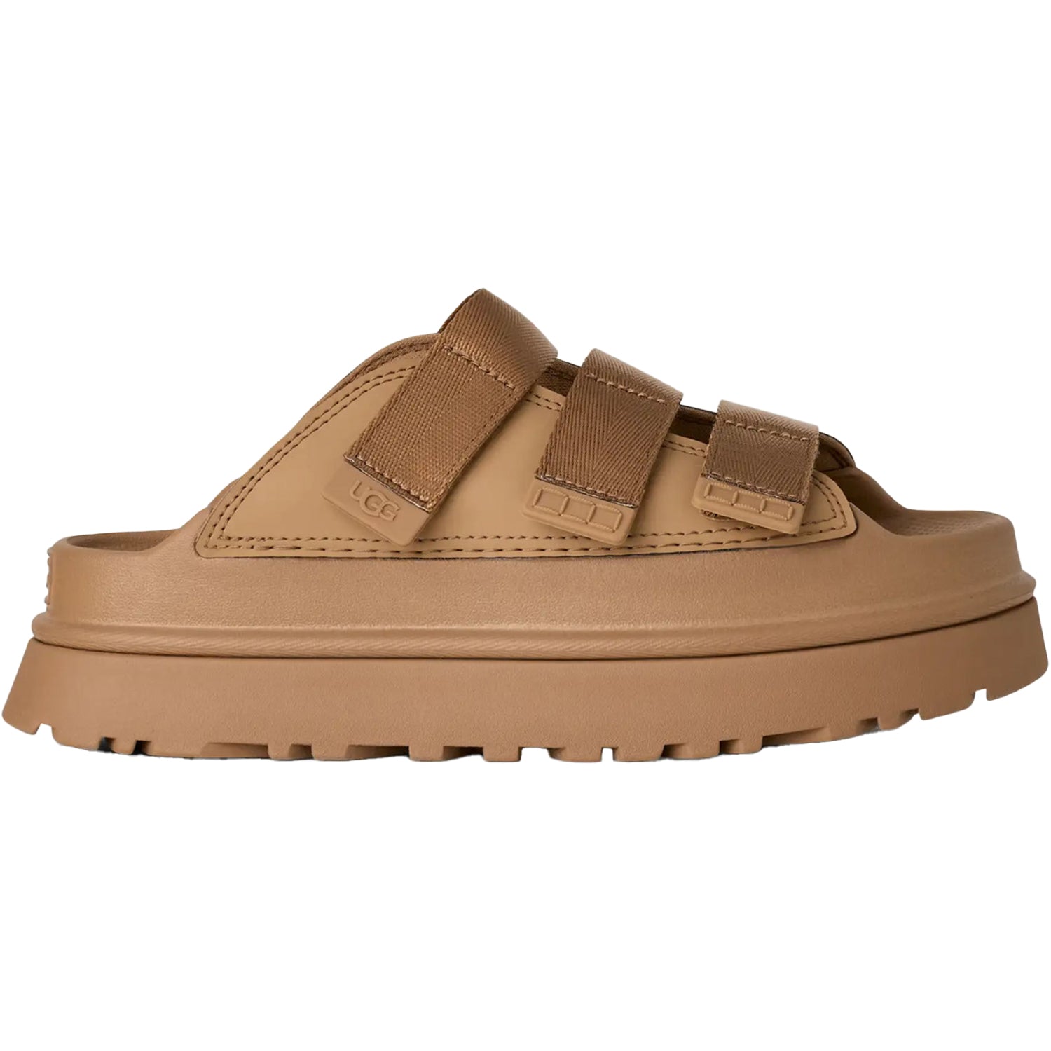 Womens Ugg Women's UGG Goldenglow Slide Dark Sand Dark Sand