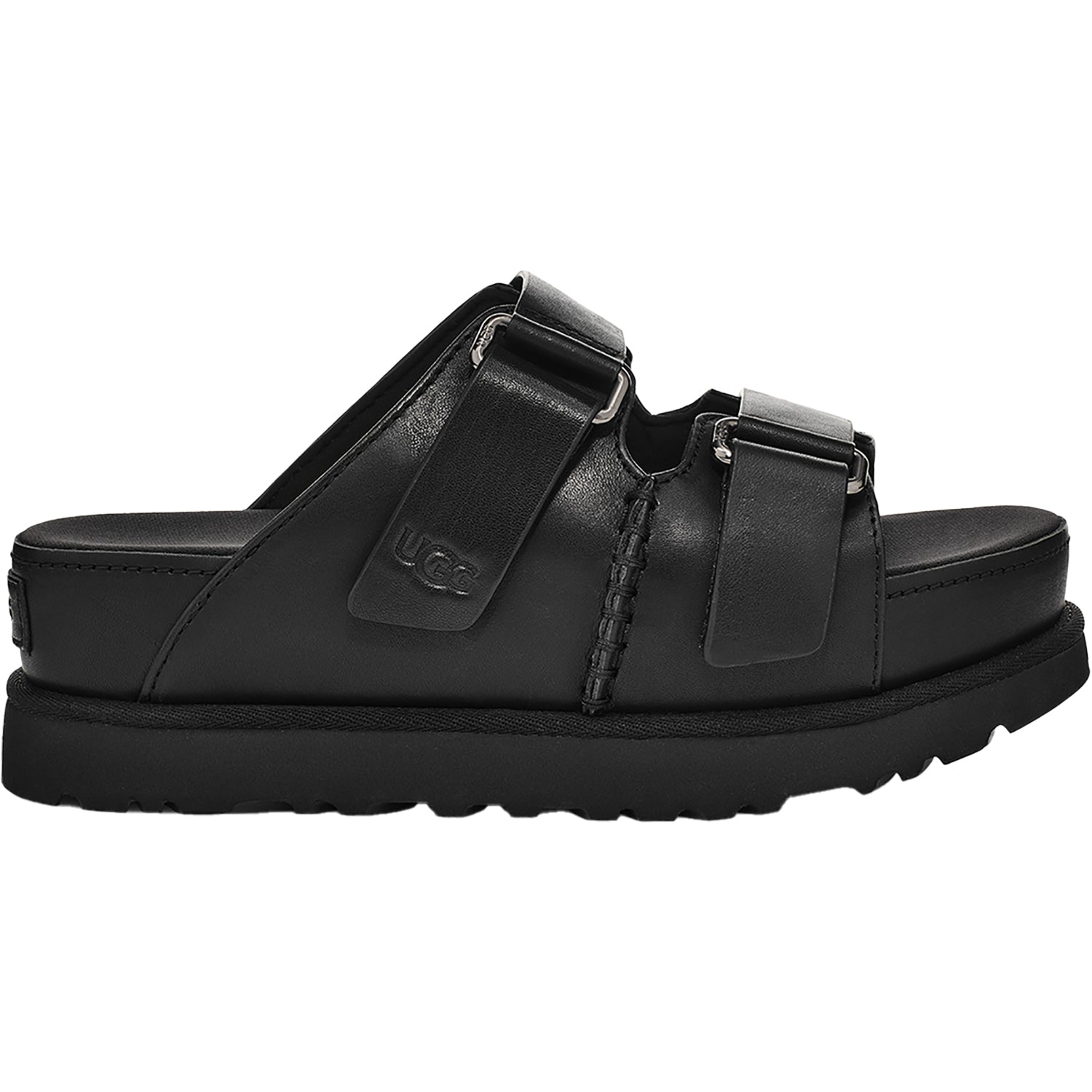 Womens Ugg Women's UGG Goldenstar Hi Slide Black Black