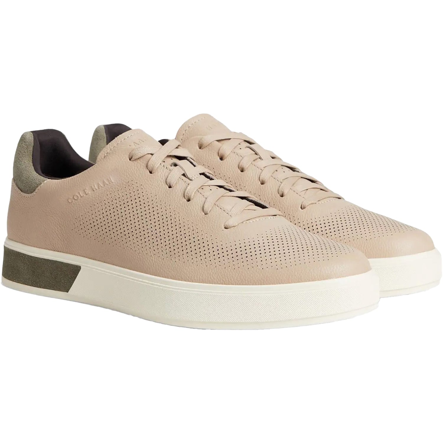 Mens Cole haan Men's Cole Haan Grandpro Angleace Sneaker Lt Sesame Nubuck