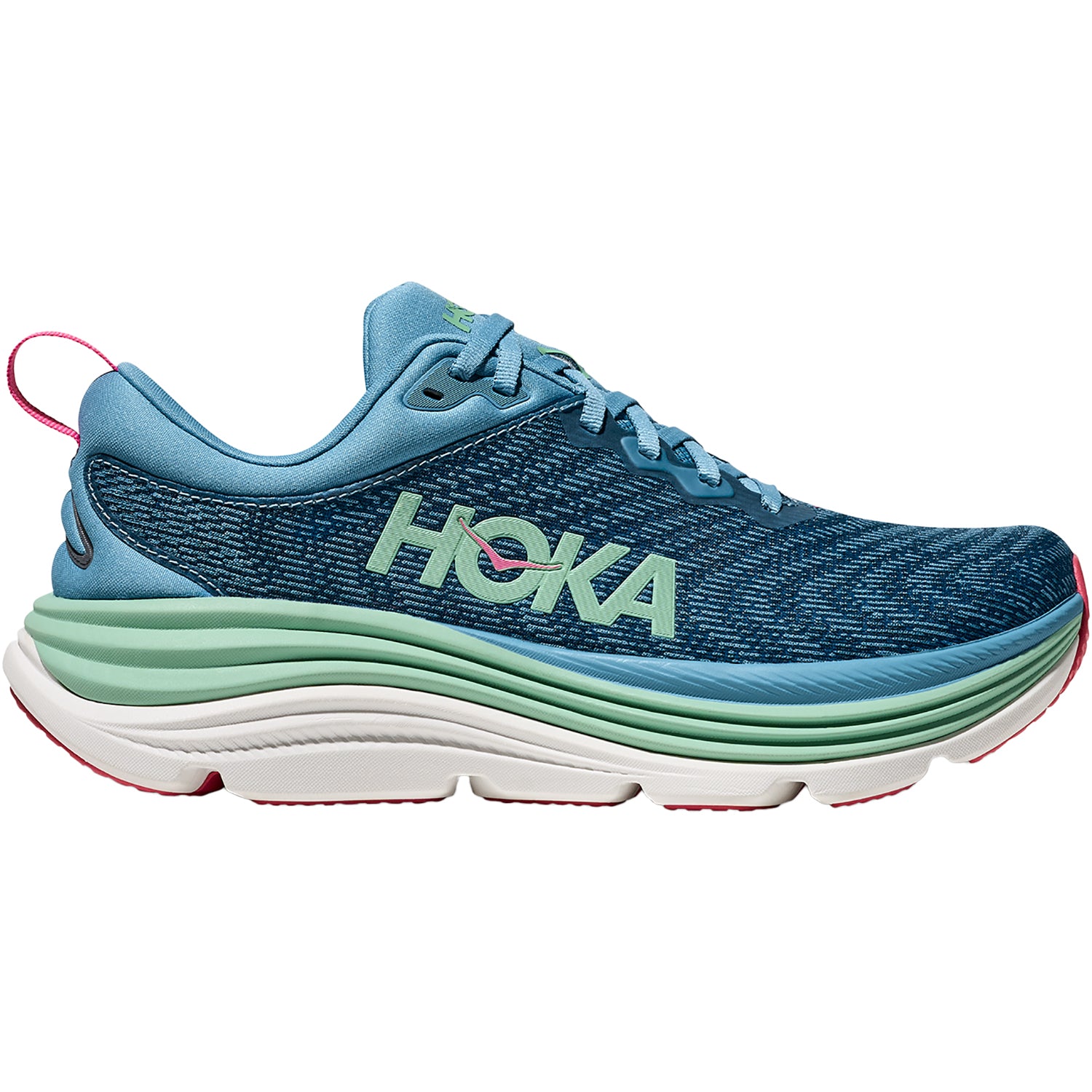 Womens Hoka one one Women's Hoka Gaviota 5 Alpine Blue/Jadeite Alpine Blue/Jadeite