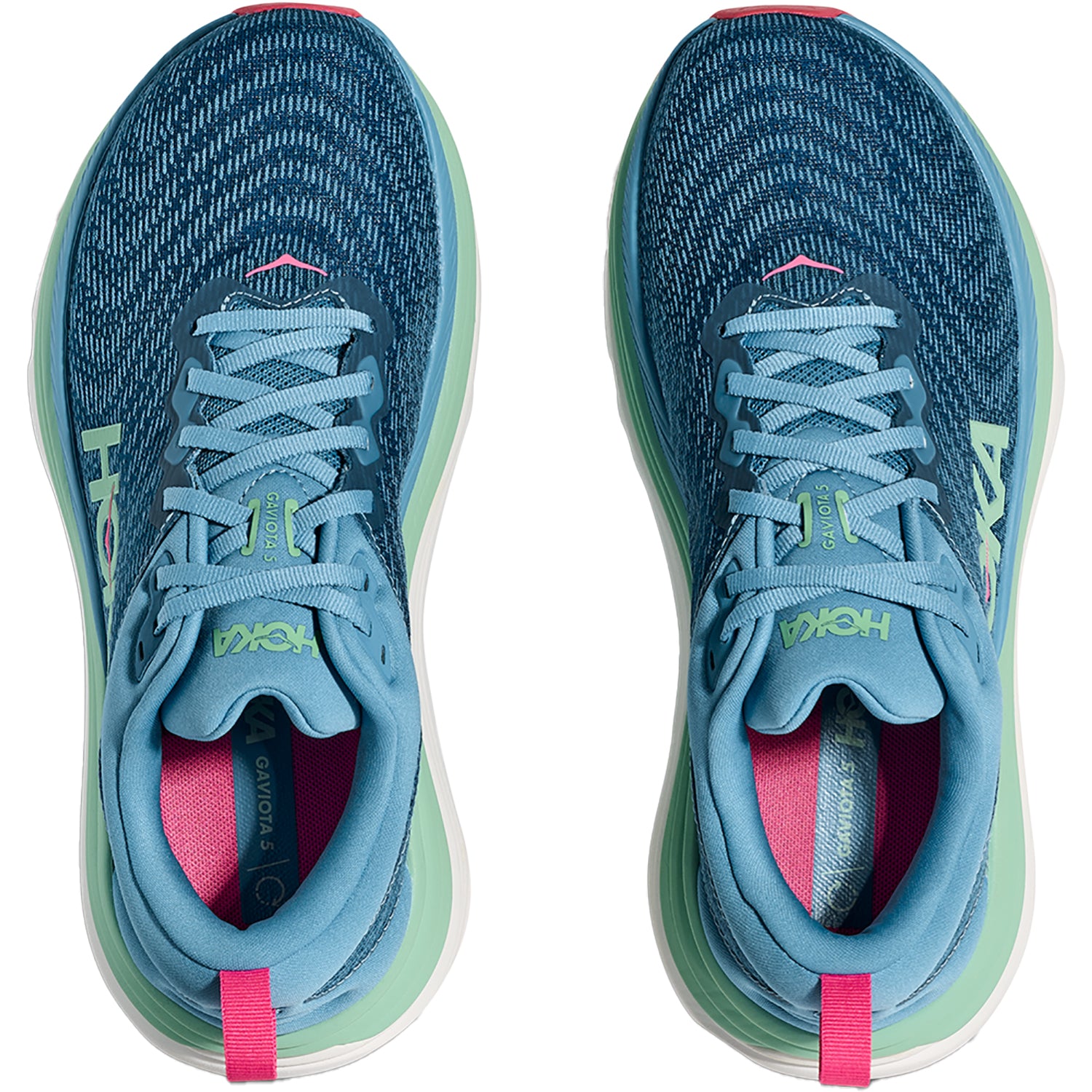 Womens Hoka one one Women's Hoka Gaviota 5 Alpine Blue/Jadeite Alpine Blue/Jadeite