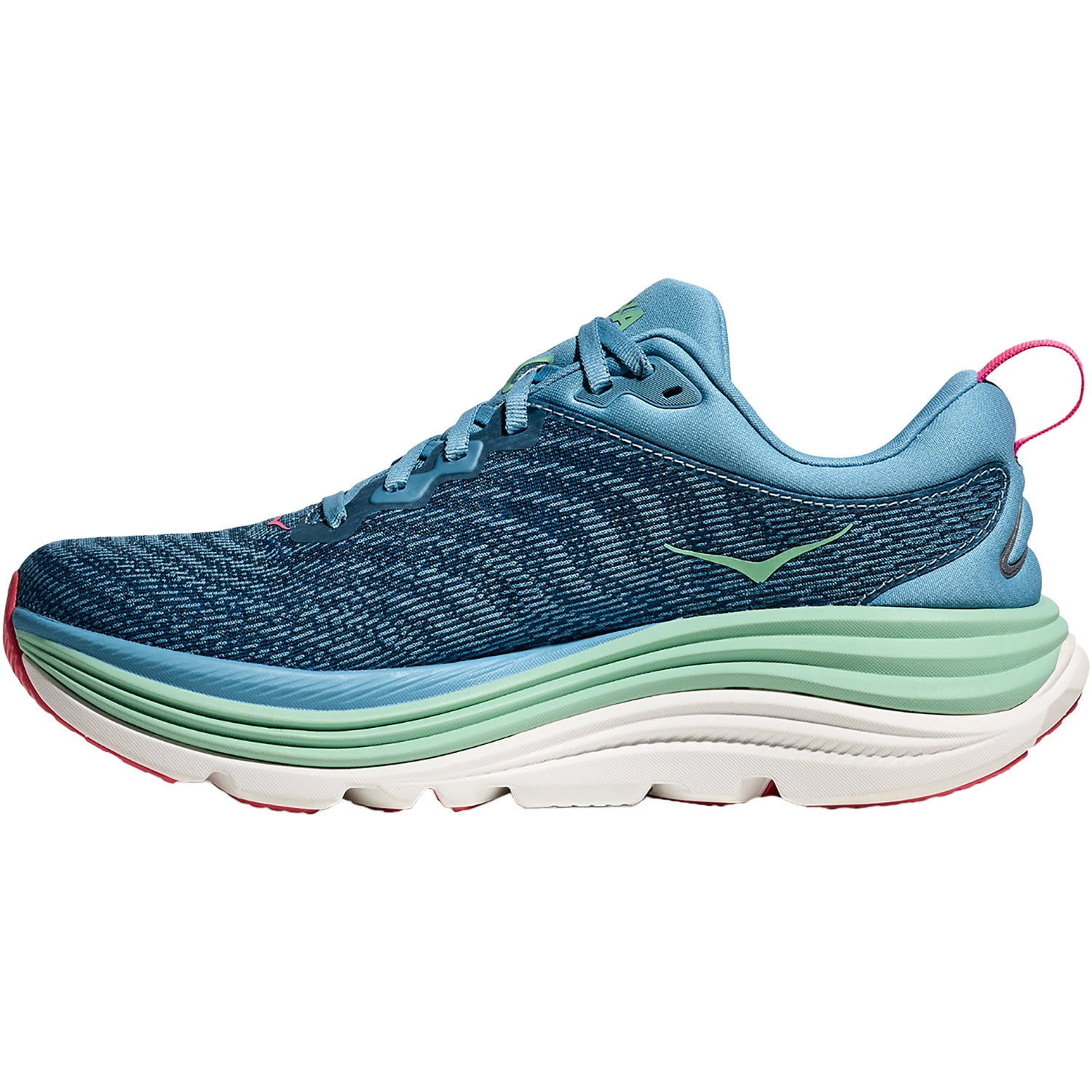 Womens Hoka one one Women's Hoka Gaviota 5 Alpine Blue/Jadeite Alpine Blue/Jadeite