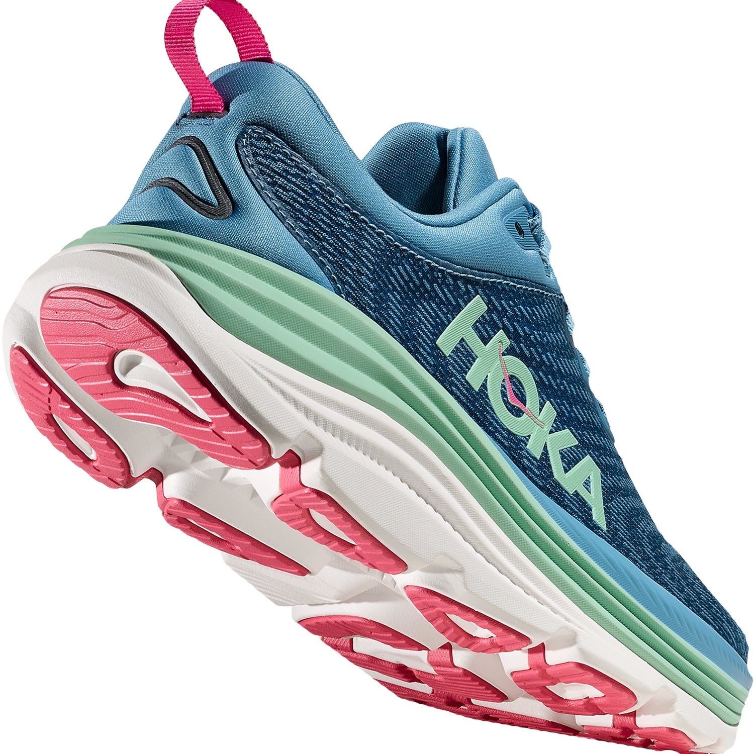 Womens Hoka one one Women's Hoka Gaviota 5 Alpine Blue/Jadeite Alpine Blue/Jadeite