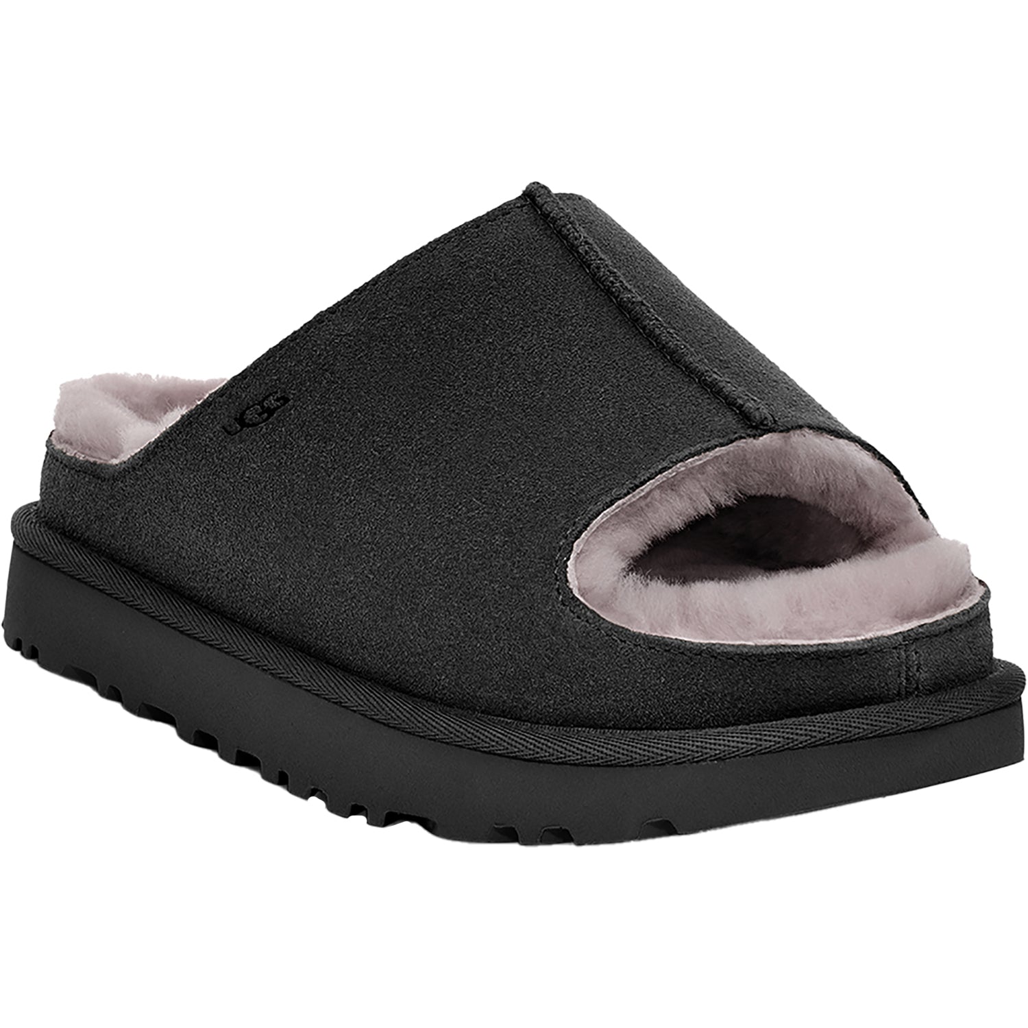 Womens Ugg Women's UGG Greenport Slide Black Black