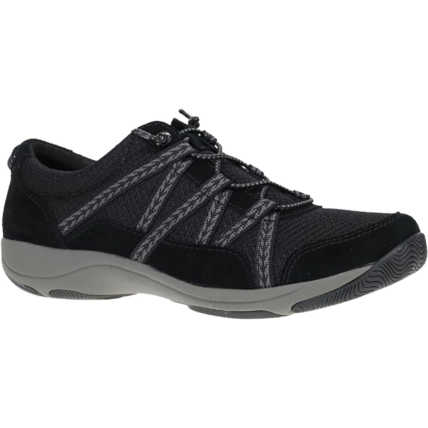 Womens Dansko Women's Dansko Harlyn Black/Black Suede Black/Black Suede