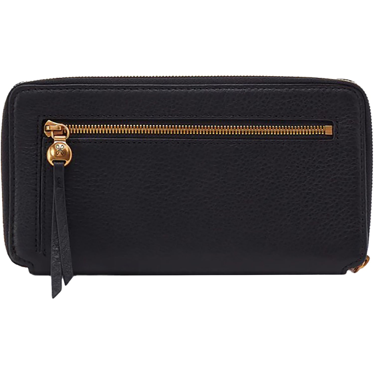 Womens Hobo Hobo International Hart Large Wallet Black Pebbled Leather Black Pebbled Leather