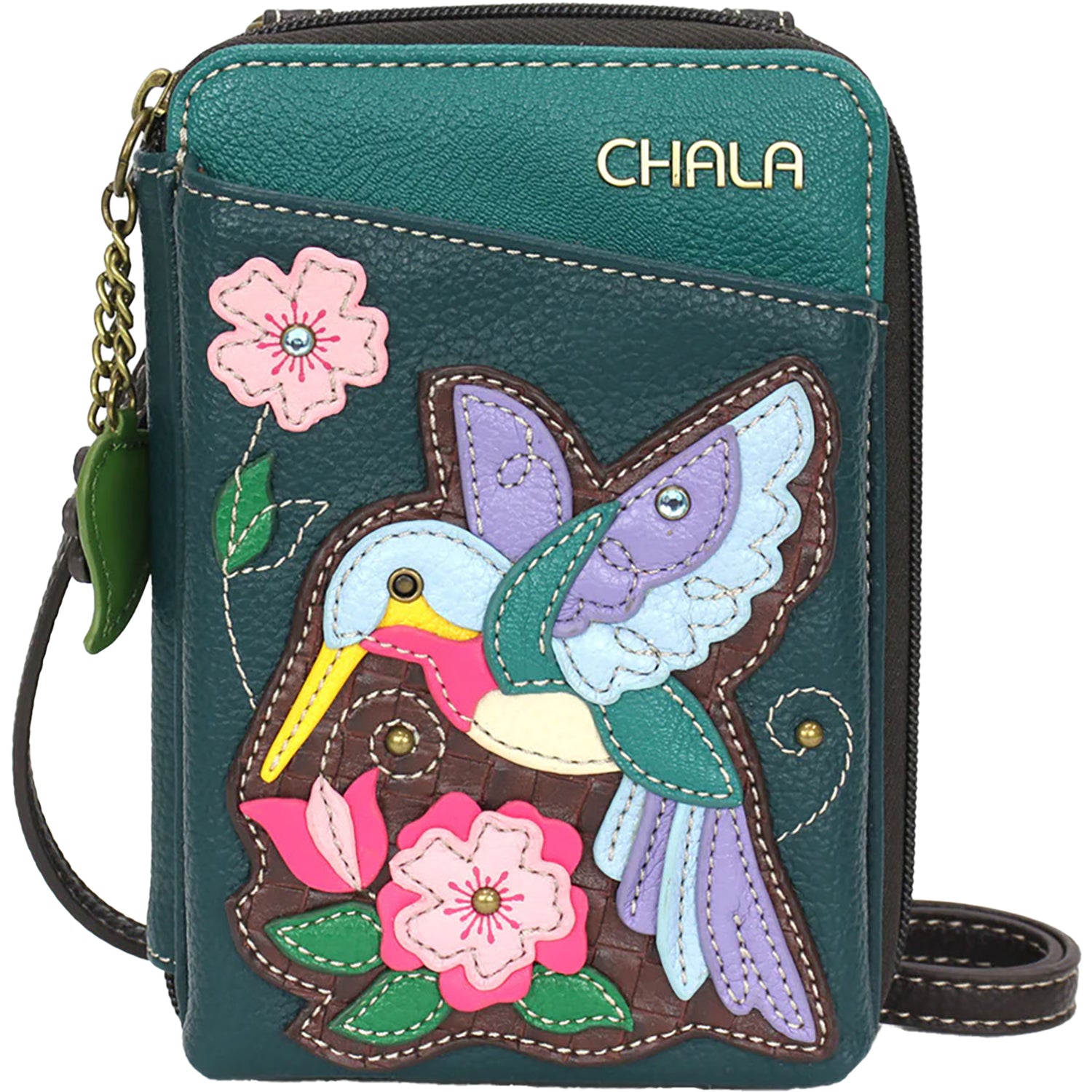 Womens Chala Chala Handbags Hummingbird Wallet Crossbody Turquoise Turquoise