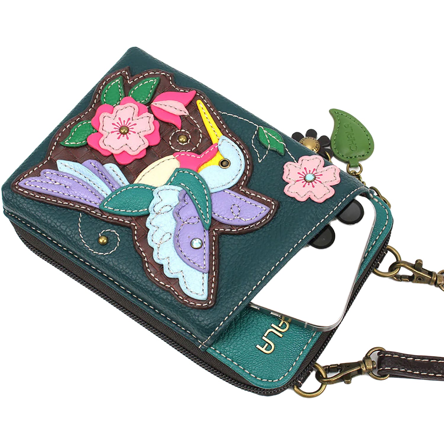 Womens Chala Chala Handbags Hummingbird Wallet Crossbody Turquoise Turquoise