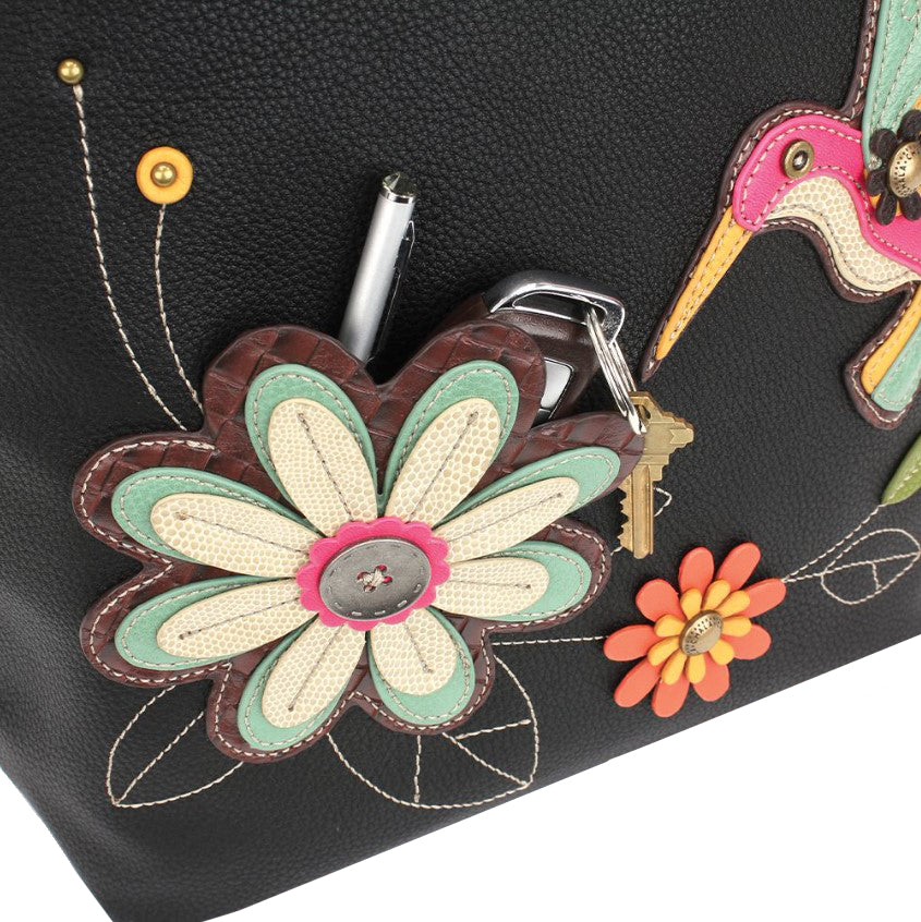 Chala Chala Hummingbird Deluxe Everyday Tote Black Black