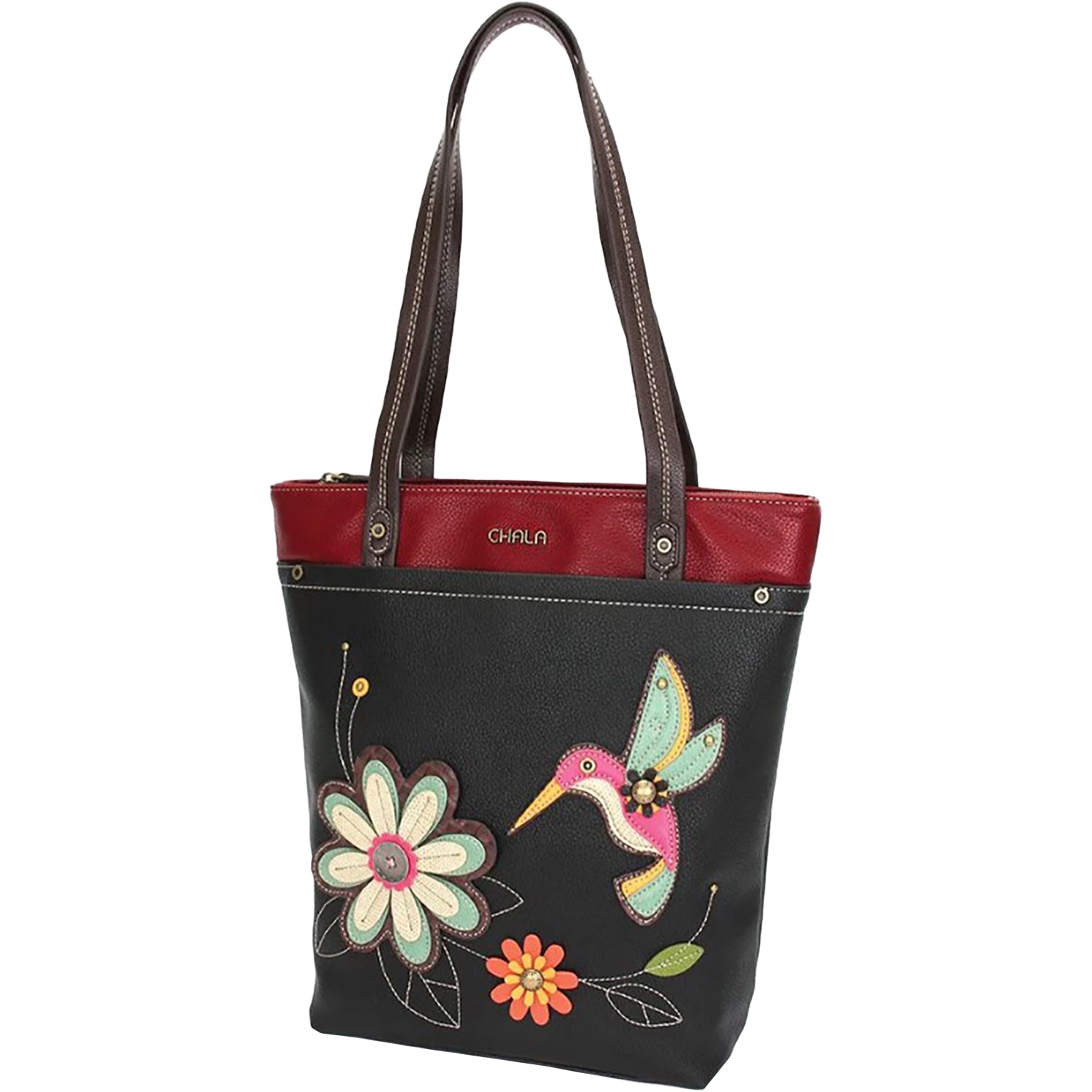 Chala Chala Hummingbird Deluxe Everyday Tote Black Black