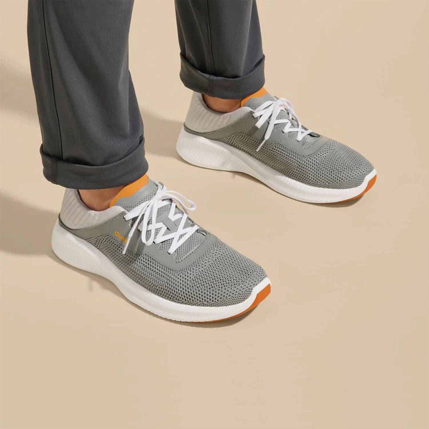 Mens Olukai Men's OluKai Island Hopper Storm Grey/Storm Grey Mesh Storm Grey/Storm Grey Mesh