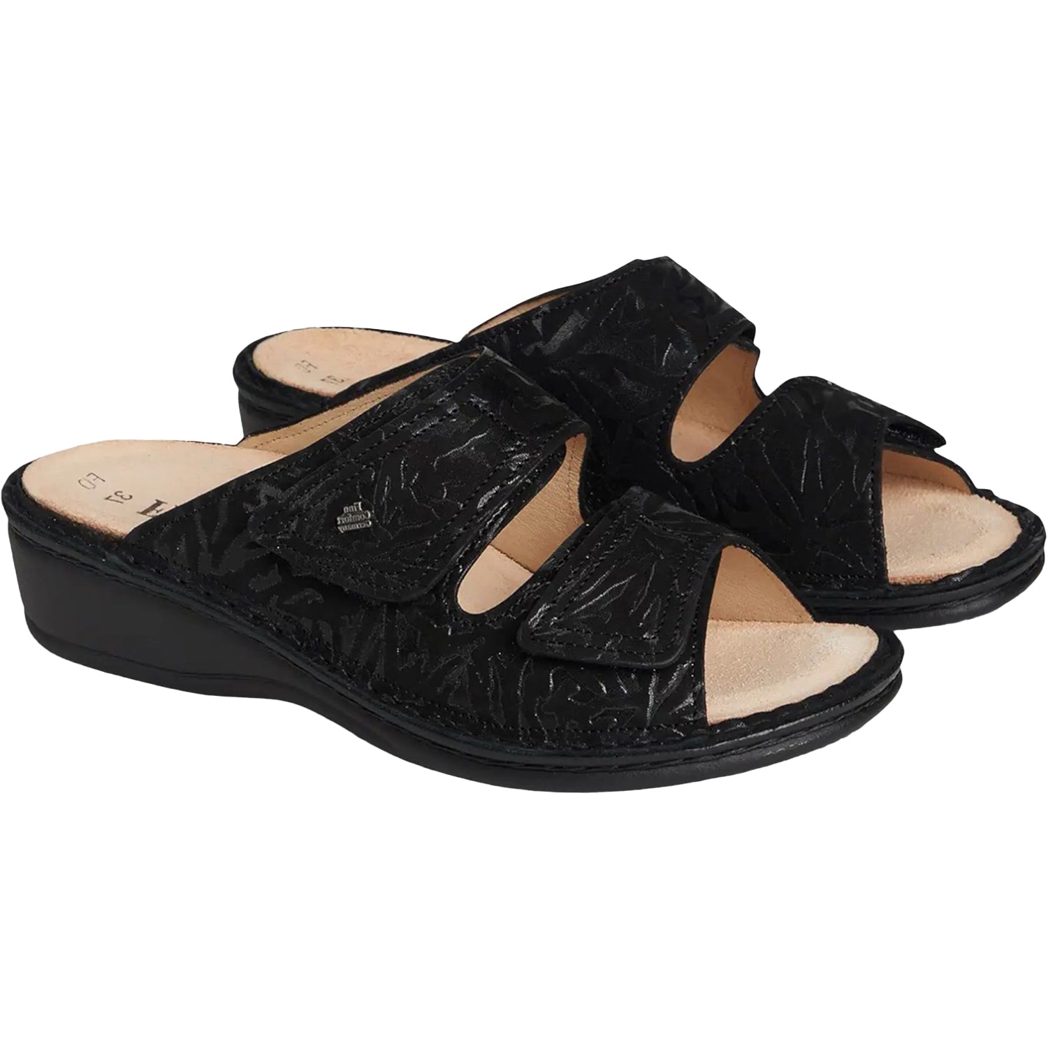 Womens Finn comfort Women's Finn Comfort Jamaika Soft Black Delizia Black Delizia