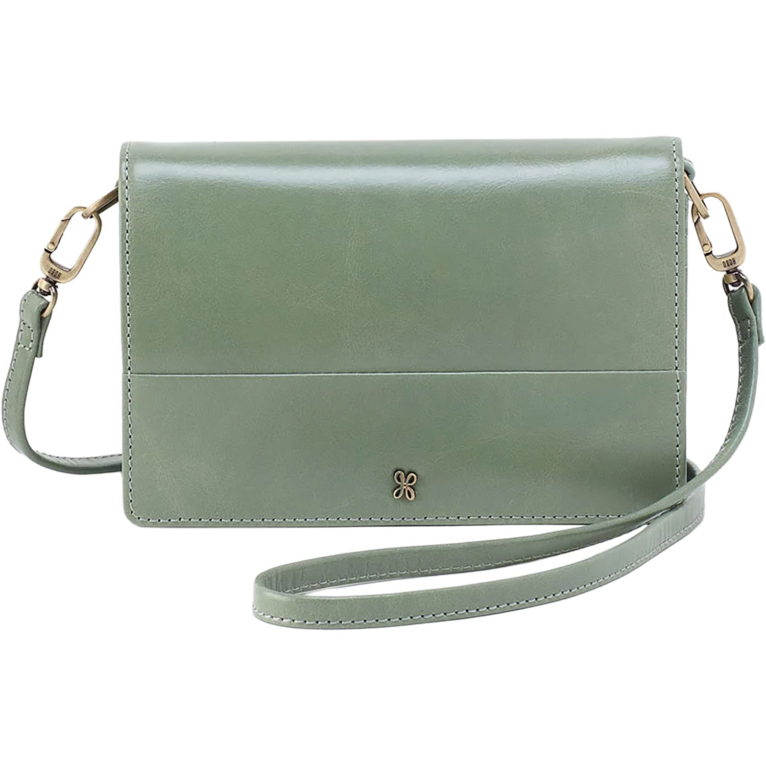 Womens Hobo Hobo International Jill Crossbody Jade Polished Leather Jade Polished Leather