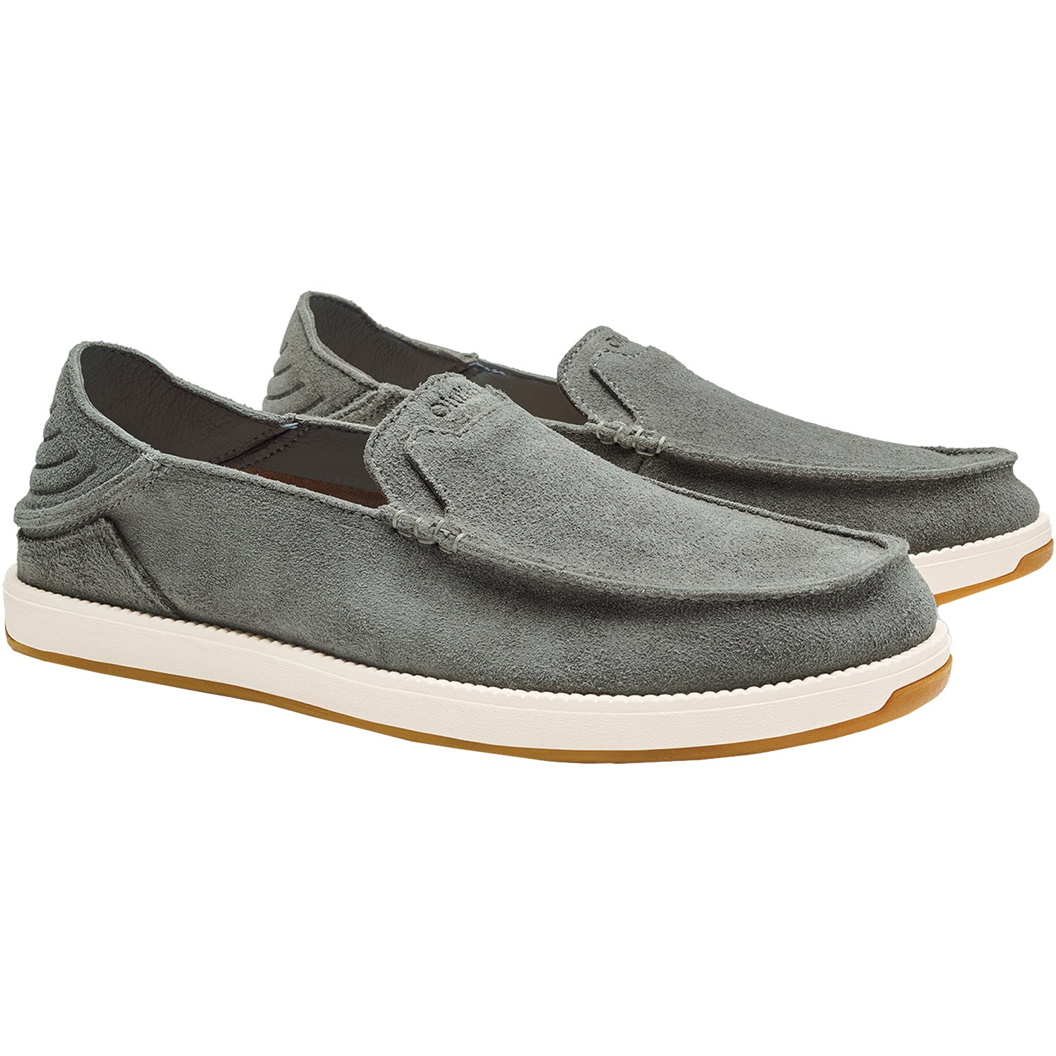 Mens Olukai Men's Olukai Kakaha Nia Ash/Ash Ash/Ash