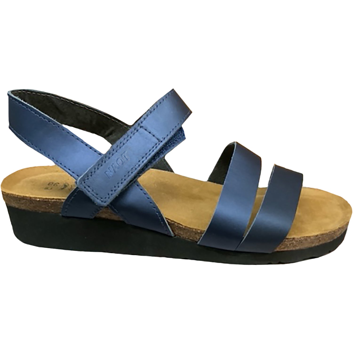 Womens Naot Women's Naot Kayla Navy Leather Navy