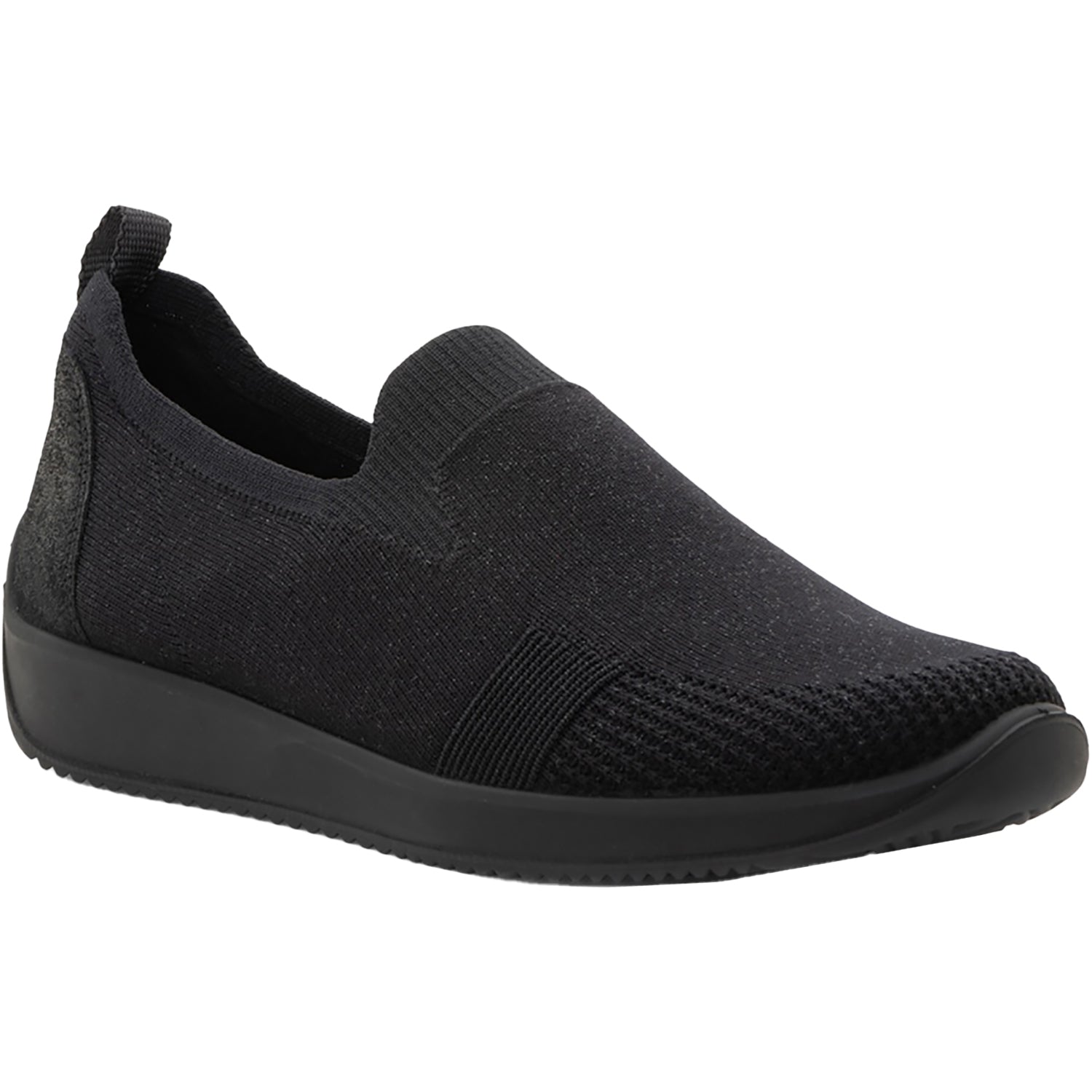 Womens Ara shoes Women's Ara Shoes Leena 3 Black/Black Metallic Wovenstretch Black/Black Metallic Wovenstretch