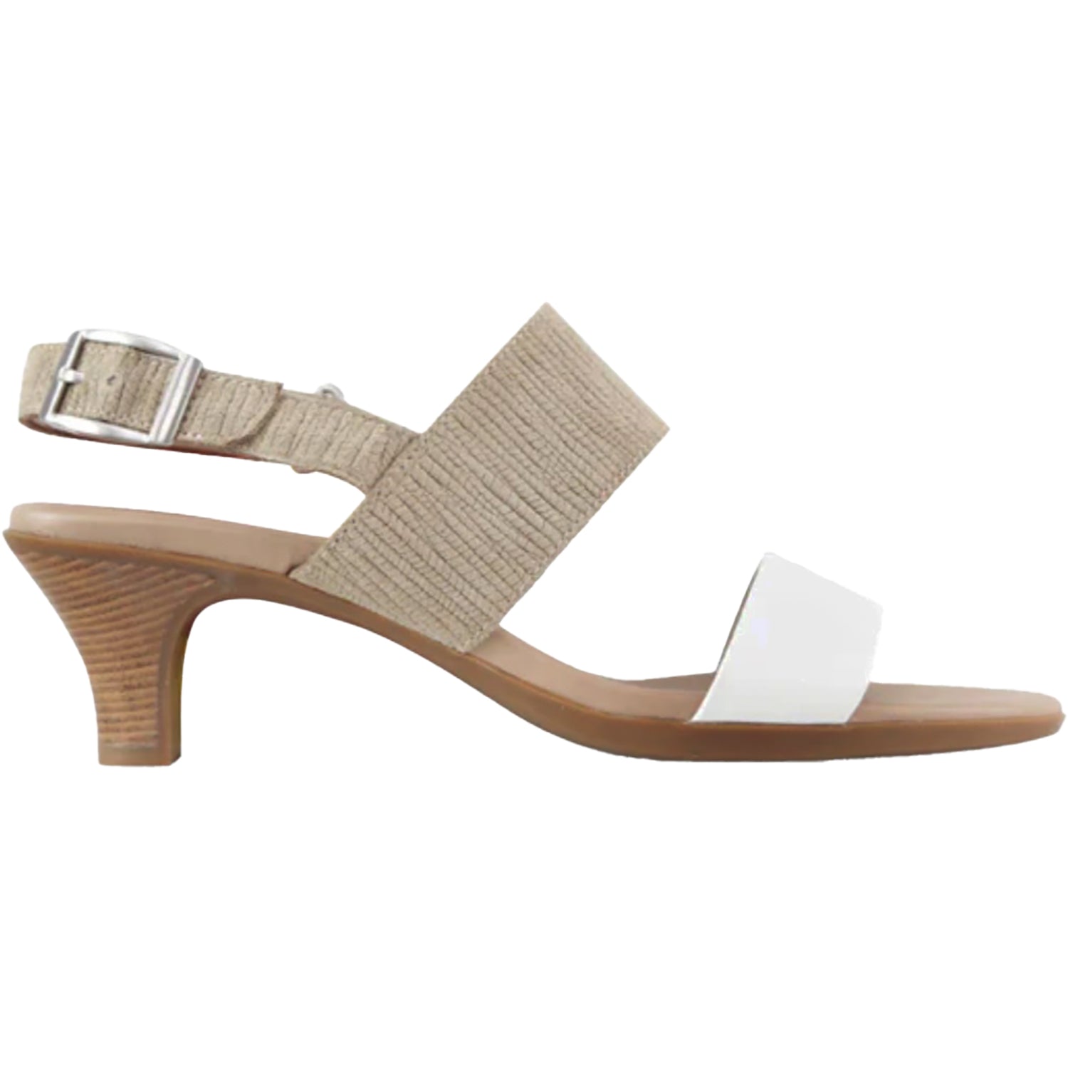 Womens Munro Women's Munro Livia White/Tan Combo White/Tan Combo