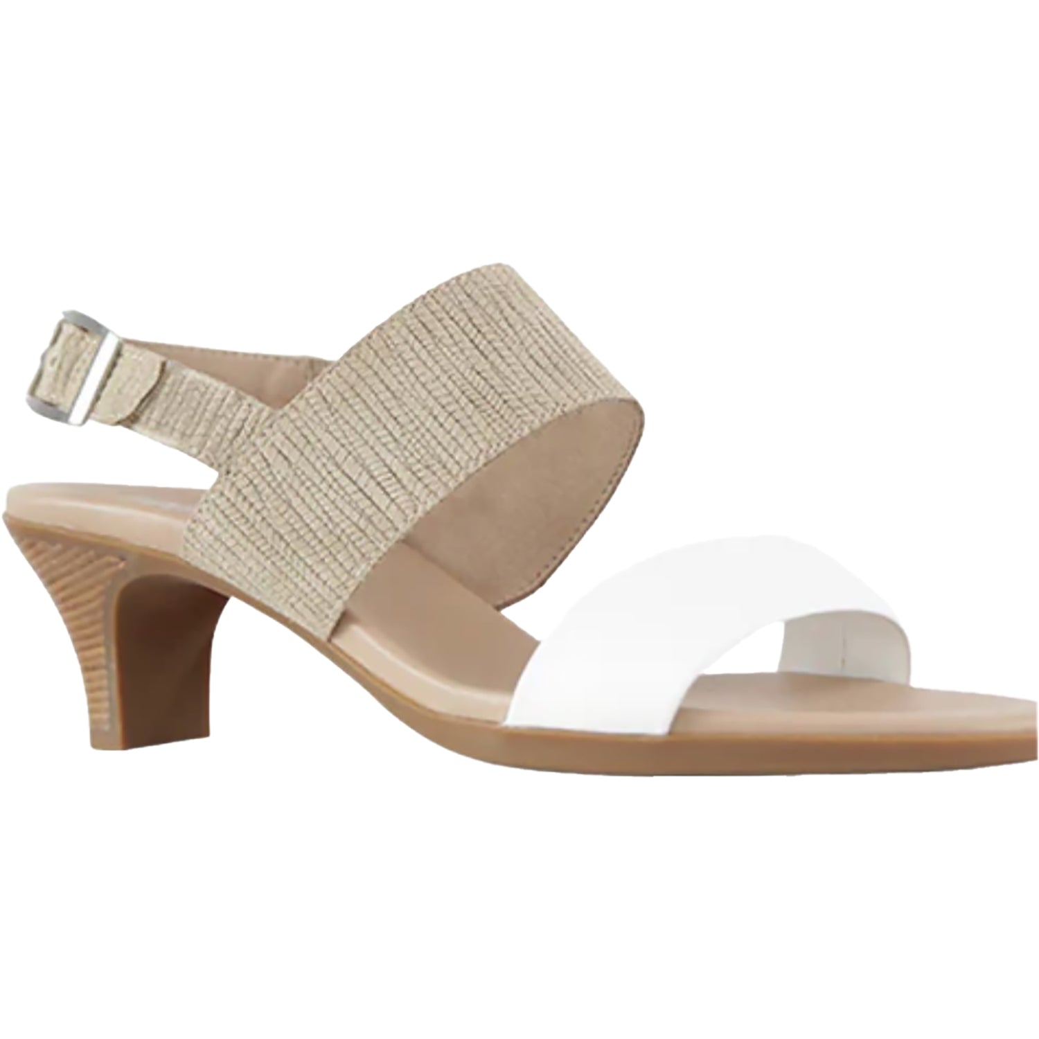 Womens Munro Women's Munro Livia White/Tan Combo White/Tan Combo