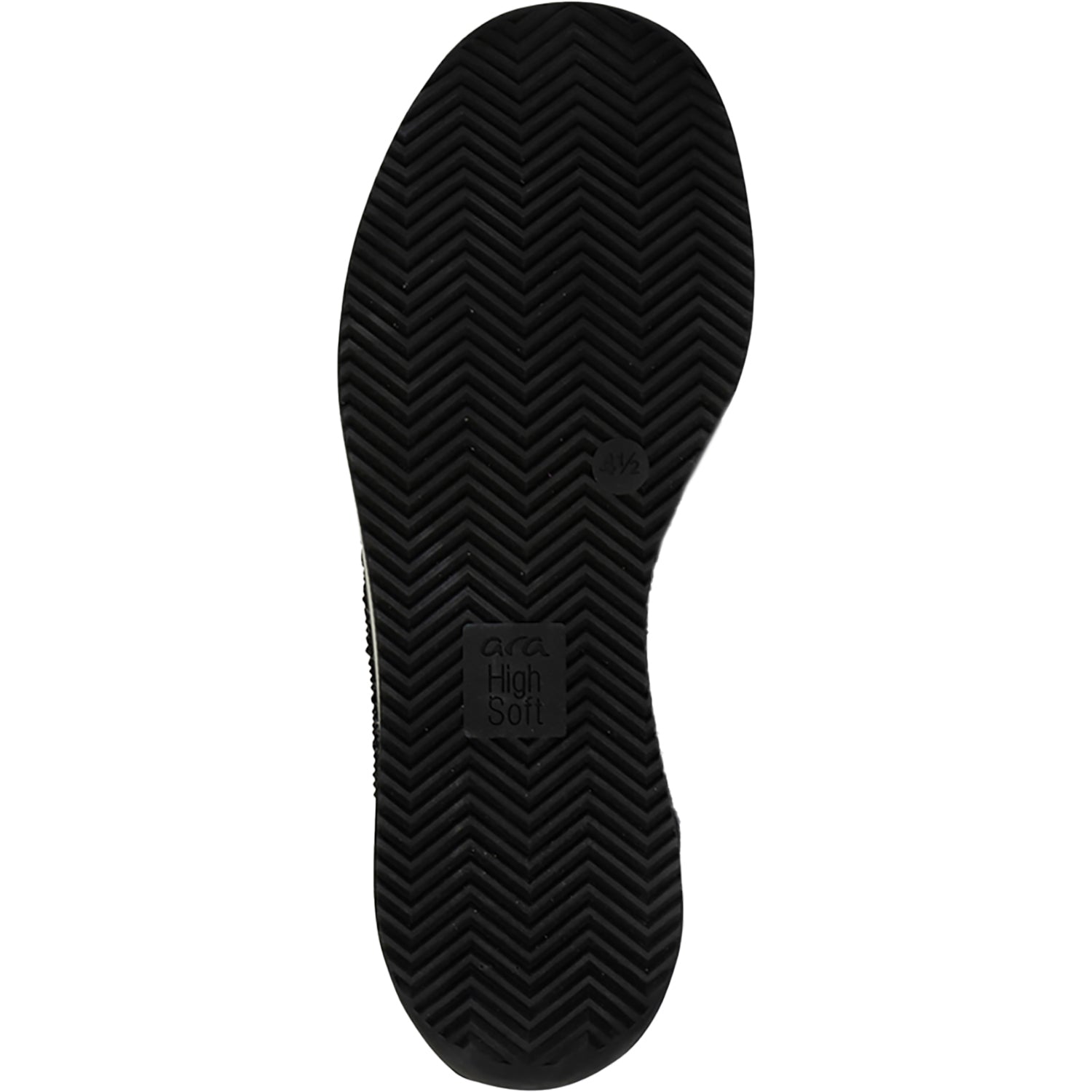 Womens Ara shoes Women's Ara Shoes Lisbon Black/White Wovenstretch With Sparkle Black/White