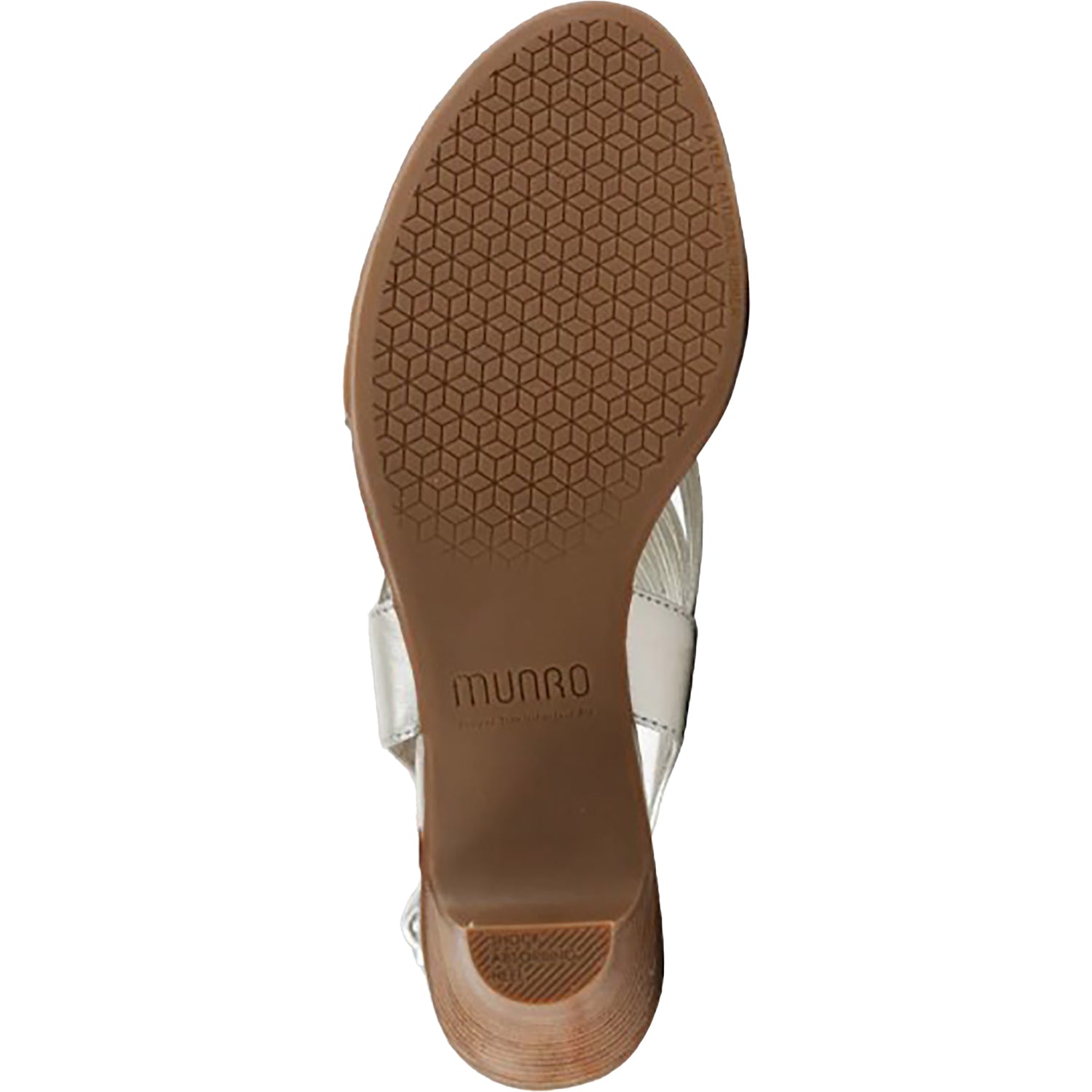 Womens Munro Women's Marianna Natural Metallic Natural Metallic