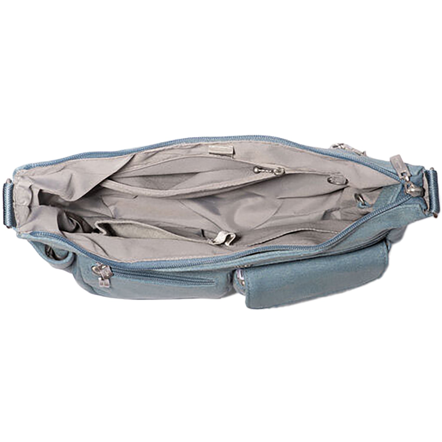 Womens Baggallini Baggallini Modern Everywhere Bag Light Indigo Denim Light Indigo Denim