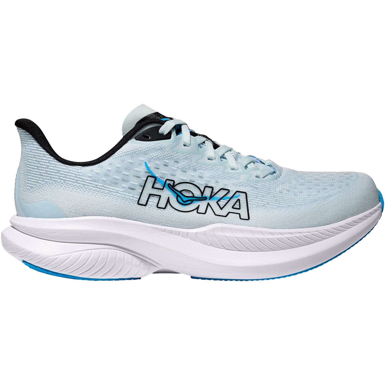 Womens Hoka one one Women's Hoka Mach 6 Tundra Blue/Raindrop Tundra Blue/Raindrop