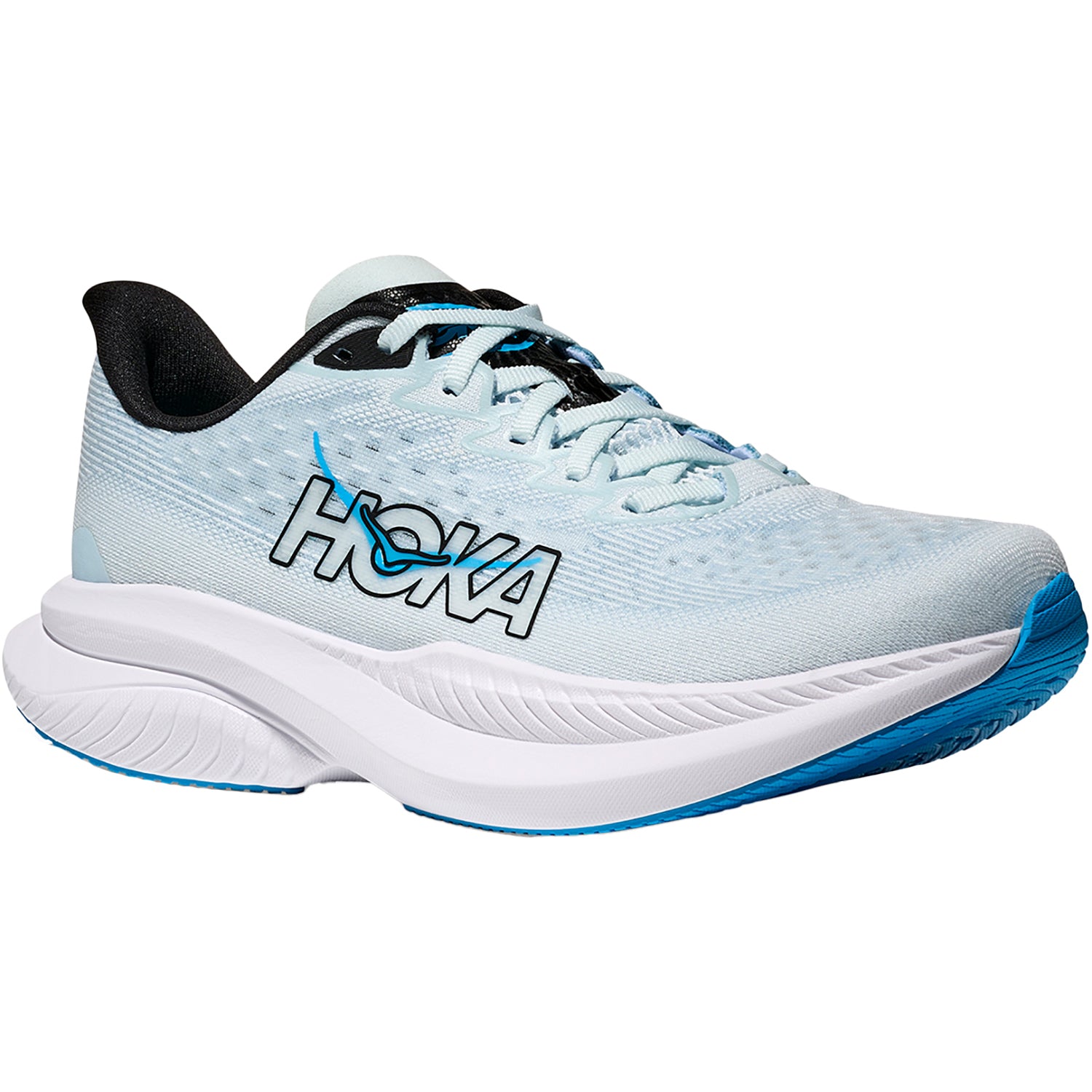 Womens Hoka one one Women's Hoka Mach 6 Tundra Blue/Raindrop Tundra Blue/Raindrop