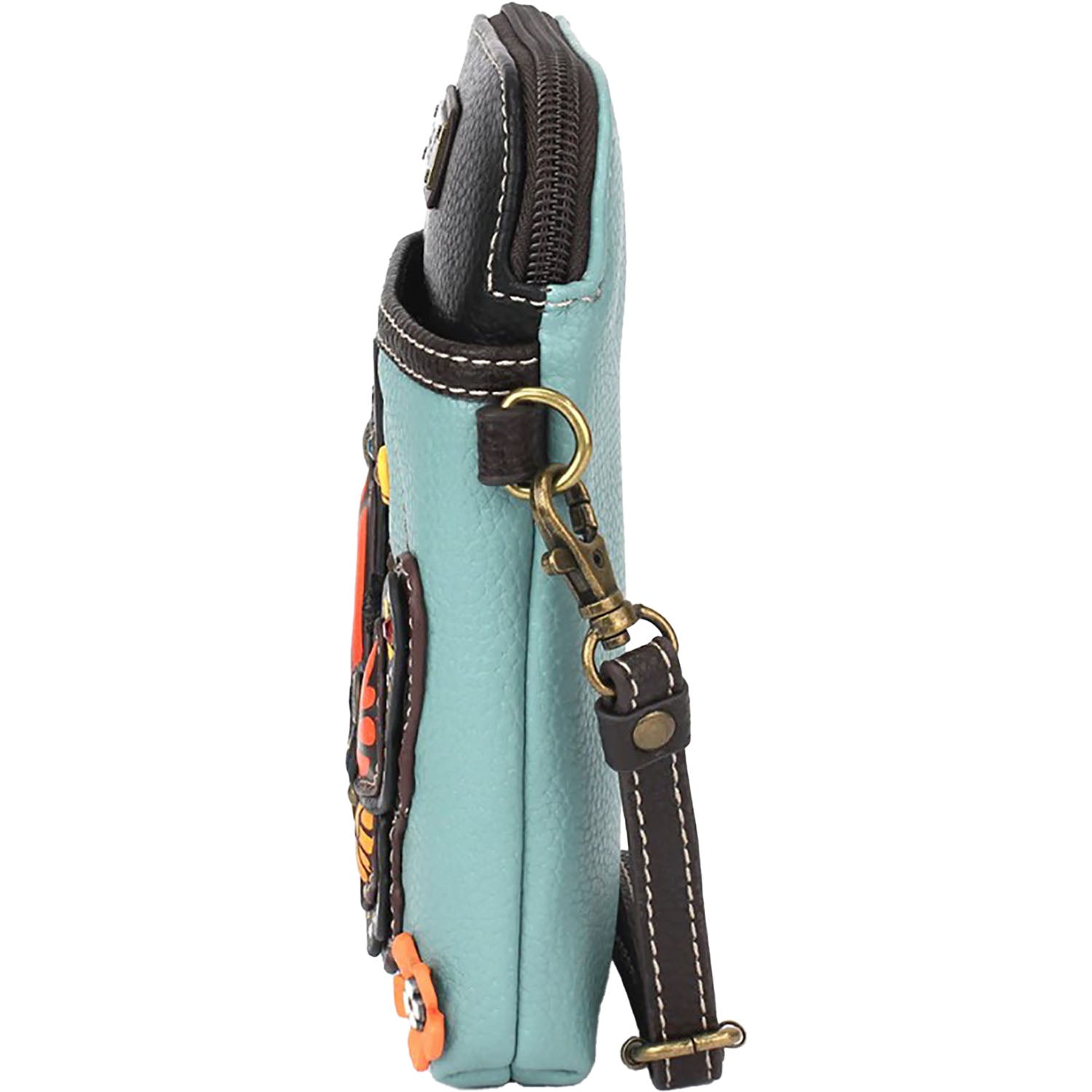 Chala Chala Monarch Butterfly Cell Phone Crossbody Blue Blue