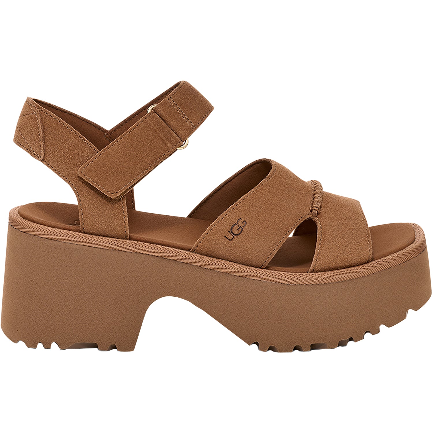 Womens Ugg Women's UGG New Heights Ankle Strap Chestnut Chestnut