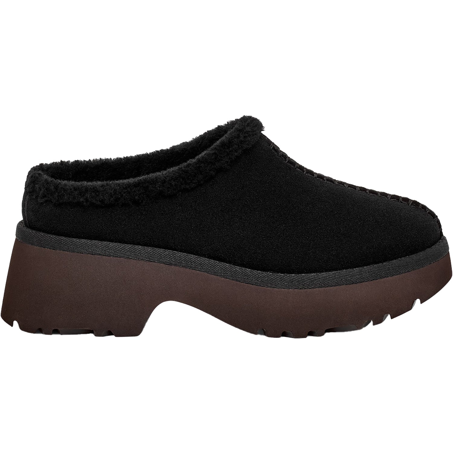 Womens Ugg Women's UGG New Heights Cozy Clog Black Black