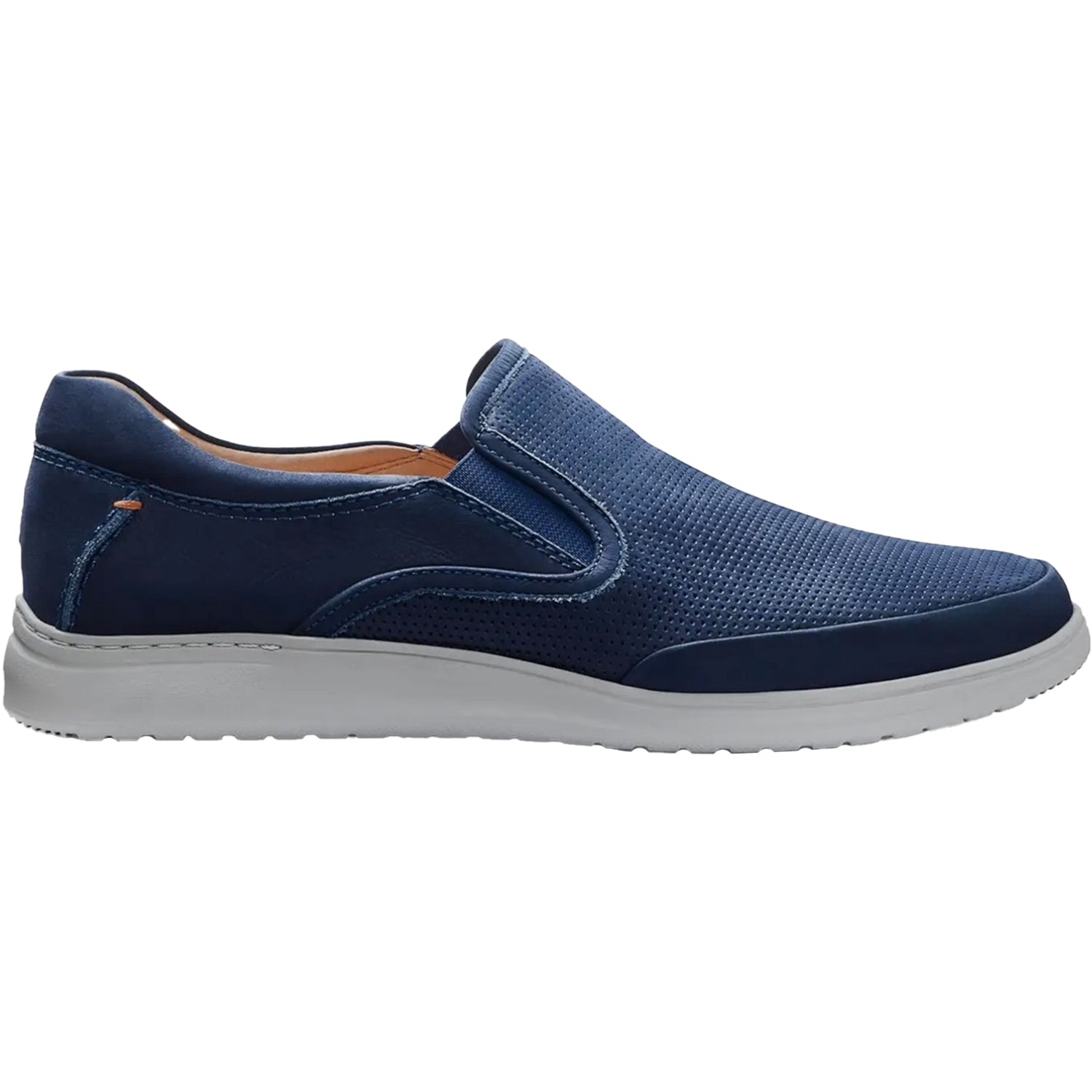 Mens Samuel hubbard Men's Samuel Hubbard Olema Slip-On Navy Nubuck Navy Nubuck